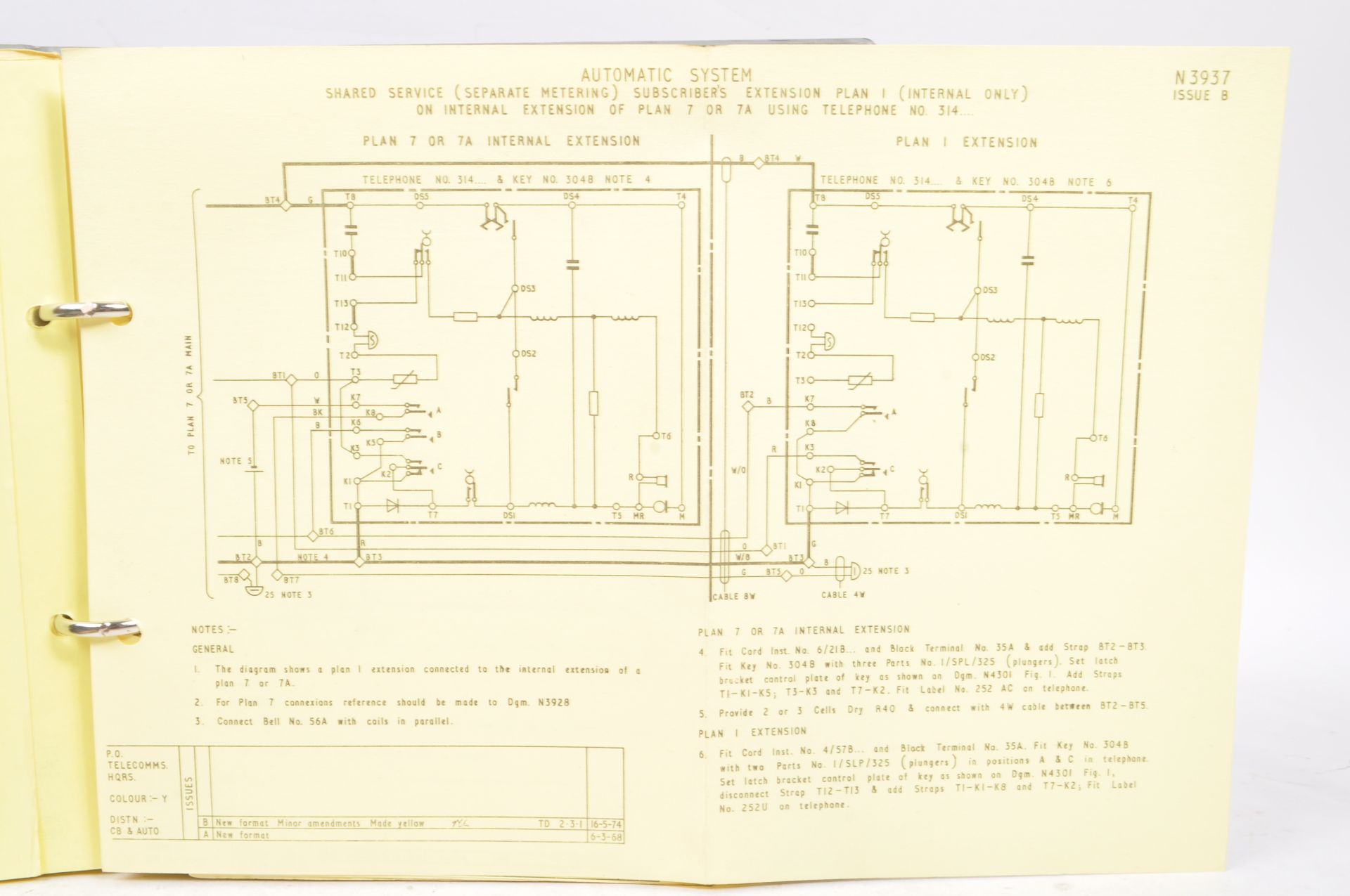 GENERAL POST OFFICE - COLLECTION OF CIRCUIT DIAGRAMS - Image 6 of 7