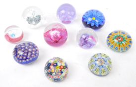 CAITHNESS - STRATHEARN - COLLECTION OF GLASS PAPERWEIGHTS