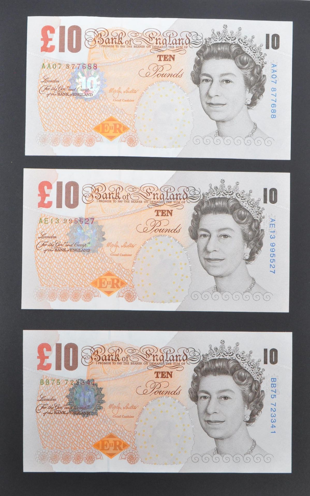 COLLECTION BRITISH UNCIRCULATED BANK NOTES - Image 37 of 52