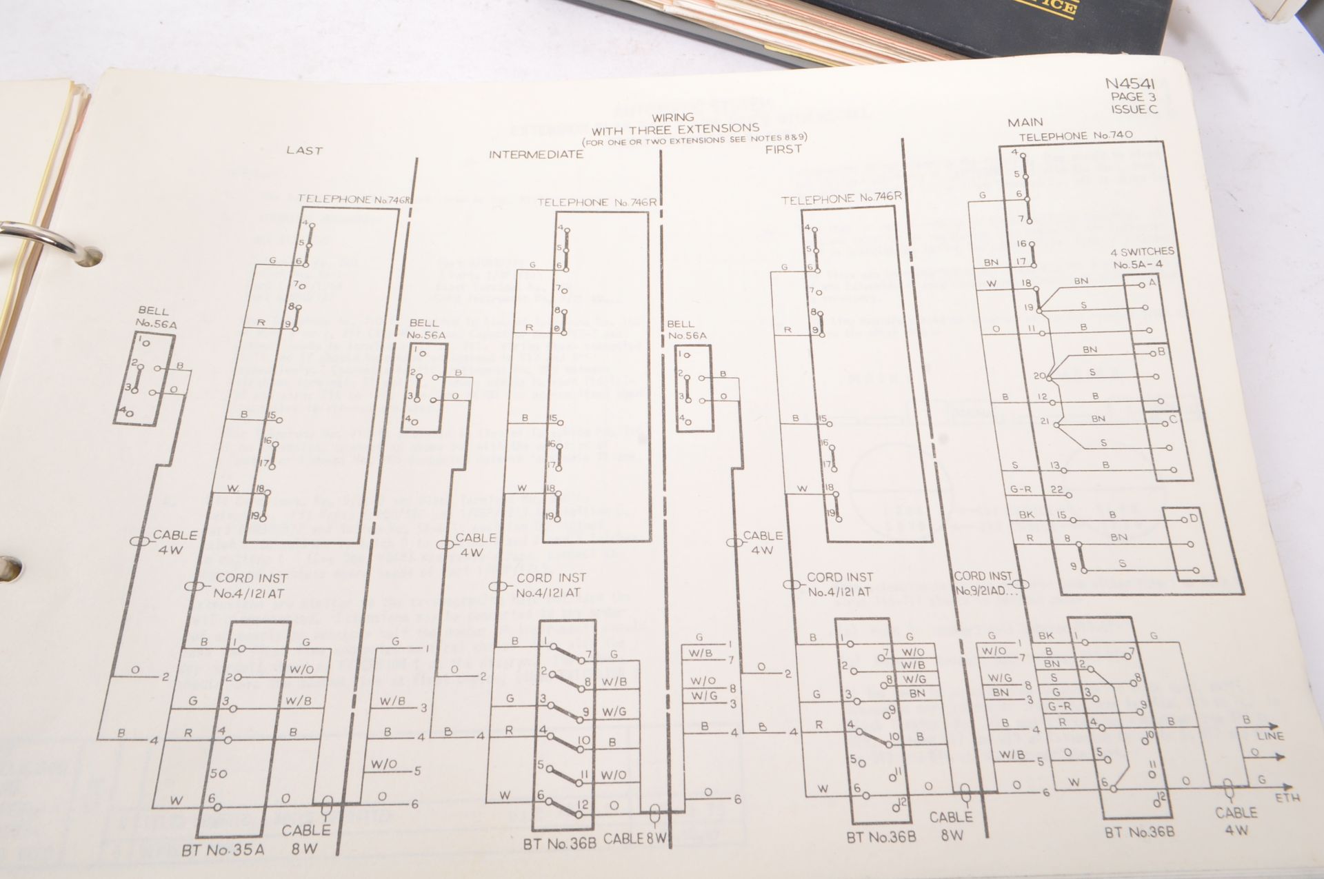 GENERAL POST OFFICE - COLLECTION OF CIRCUIT DIAGRAMS - Image 3 of 7