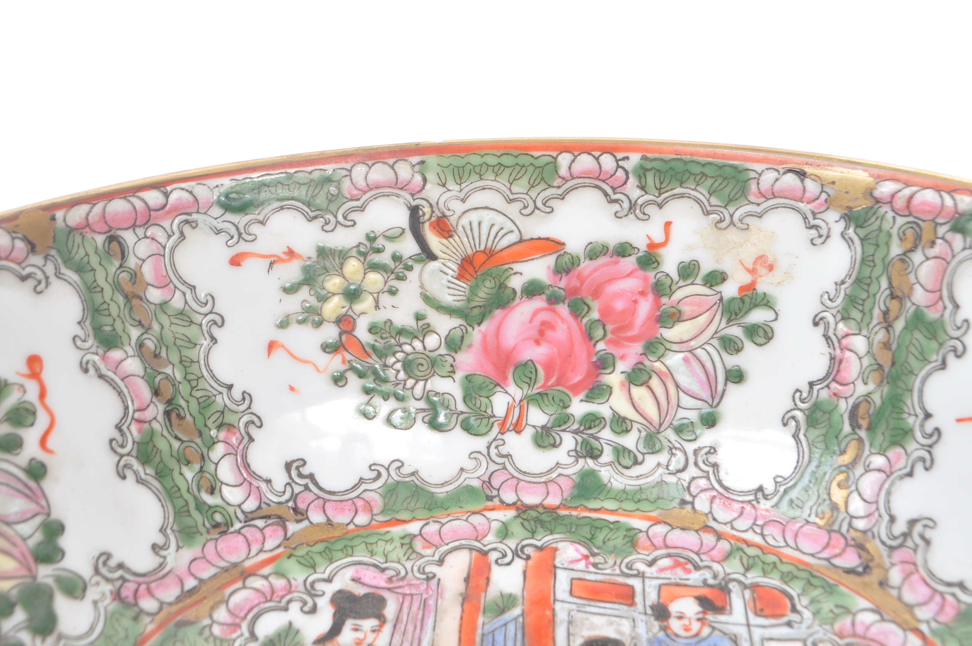 19TH CENTURY CHINESE PORCELAIN FAMILLE ROSE BOWL - Image 7 of 9
