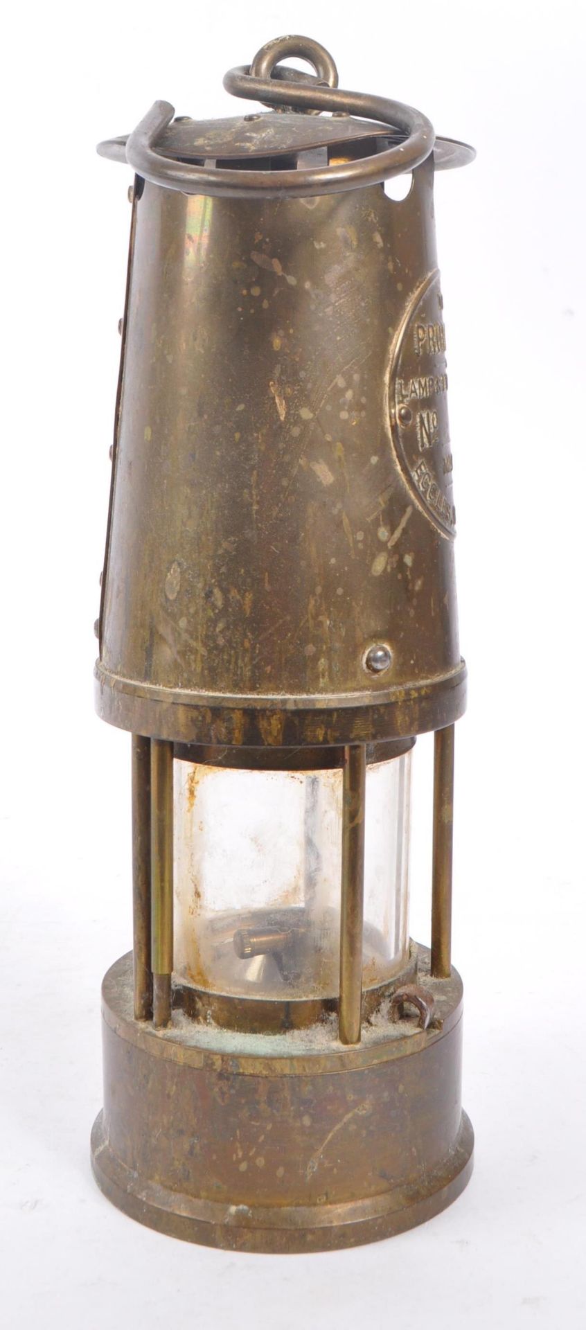 THE PROTECTOR LAMP & LIGHTING - BRASS MINERS LAMP - Image 4 of 6