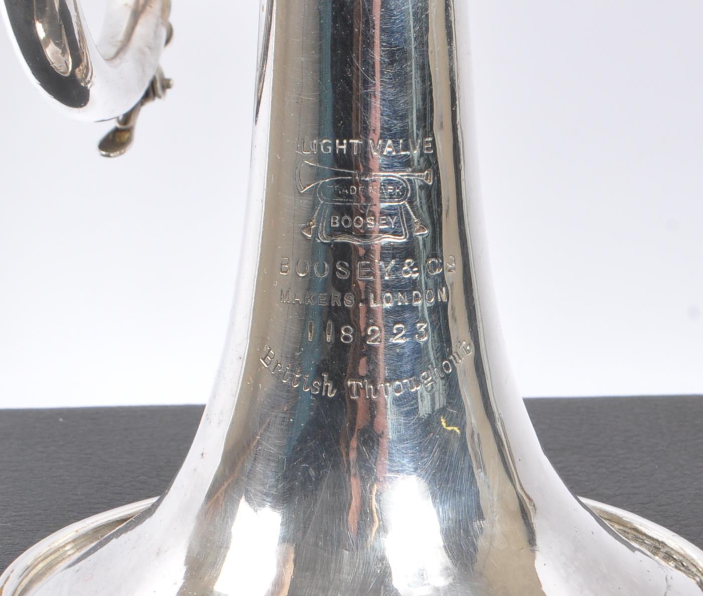 BOOSEY & CO. - EARLY 20TH CENTURY LIGHT VALVE CORNET - Bild 7 aus 10