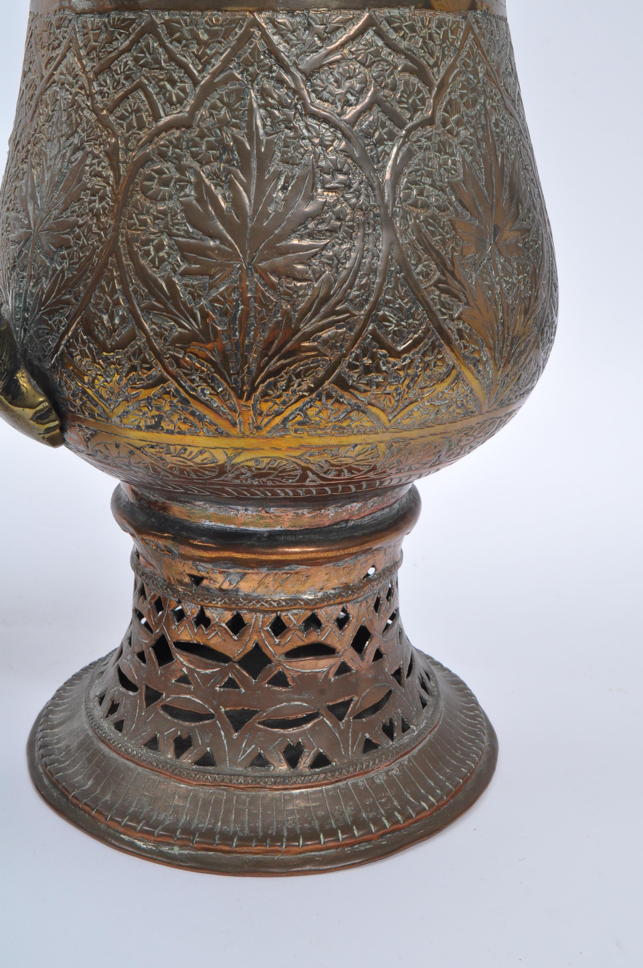 TWO EARLY 20TH CENTURY INDIAN / TIBETAN WATER JUGS - Image 7 of 8
