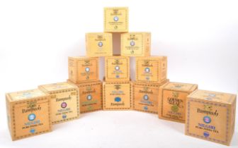 PAMPOSH - COLLECTION OF WOODEN TEA CONTAINER BOXES