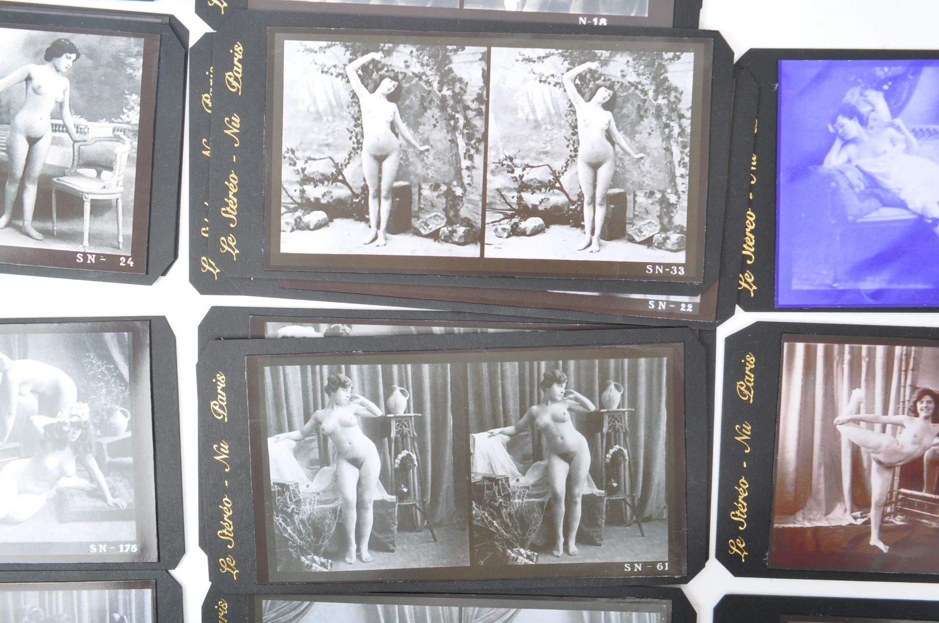 COLLECTION OF COPY FRENCH LITHOGRAPH NUDE VIEW CARDS - Image 9 of 9