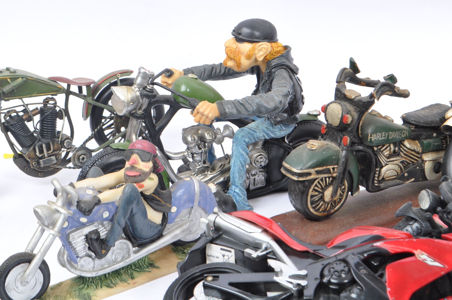 COLLECTION OF MOTORBIKE INTEREST FIGURINES - Image 7 of 7