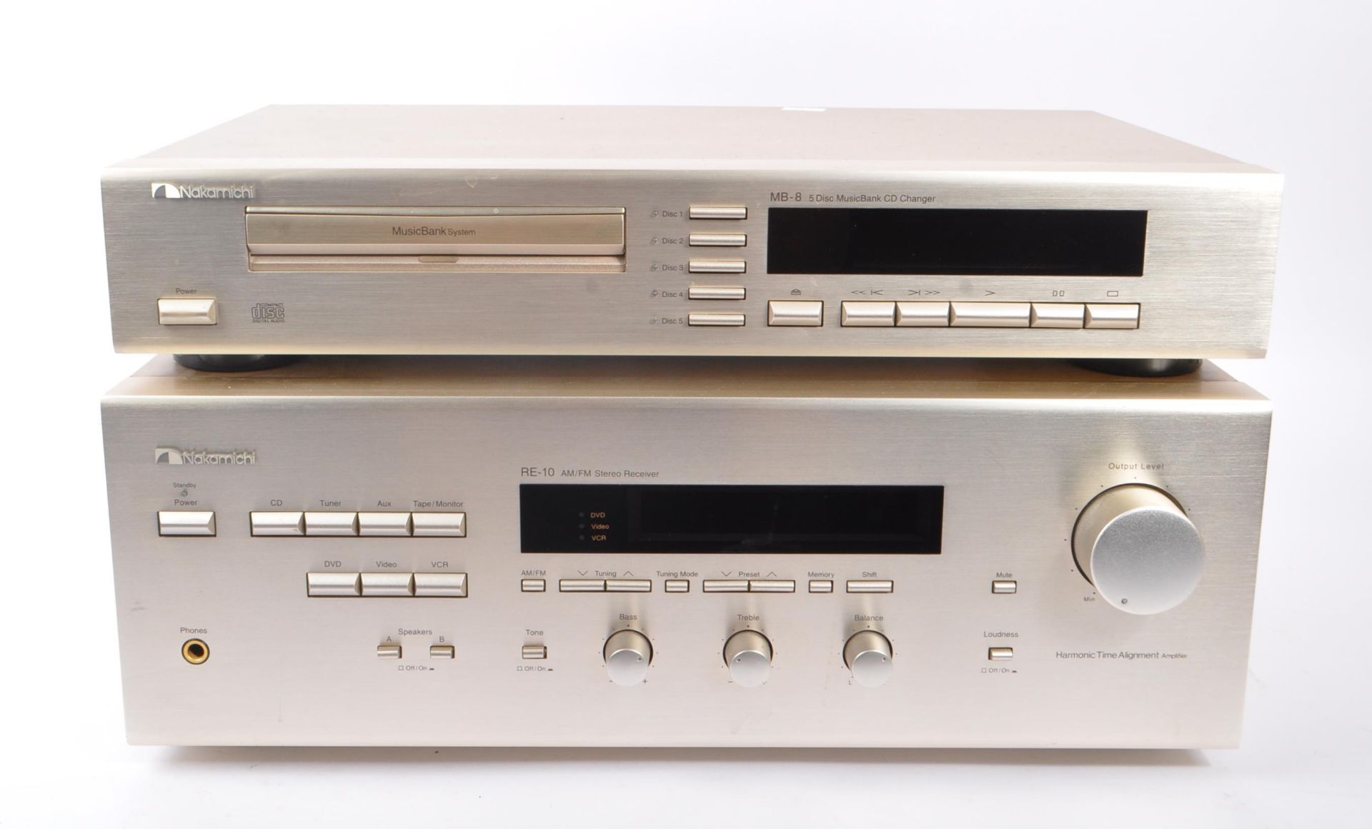 NAKAMICHI - RE-10 RECEIVER & MB-8 CD MUSICBANK
