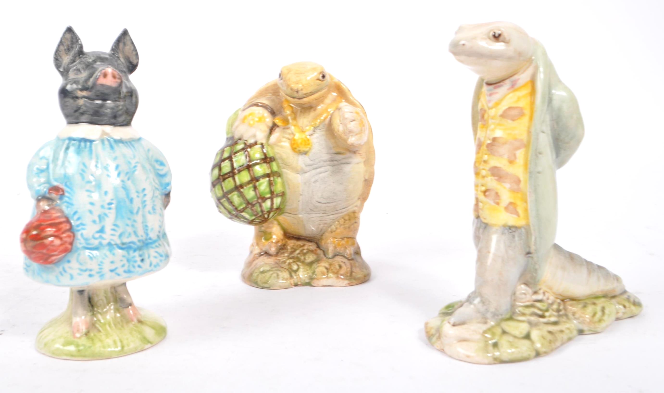 BEATRIX POTTER - BESWICK - COLLECTION OF THREE PORCELAIN FIGURES