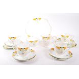 BELL CHINA - 1930S ART DECO PART TEA SERVICE