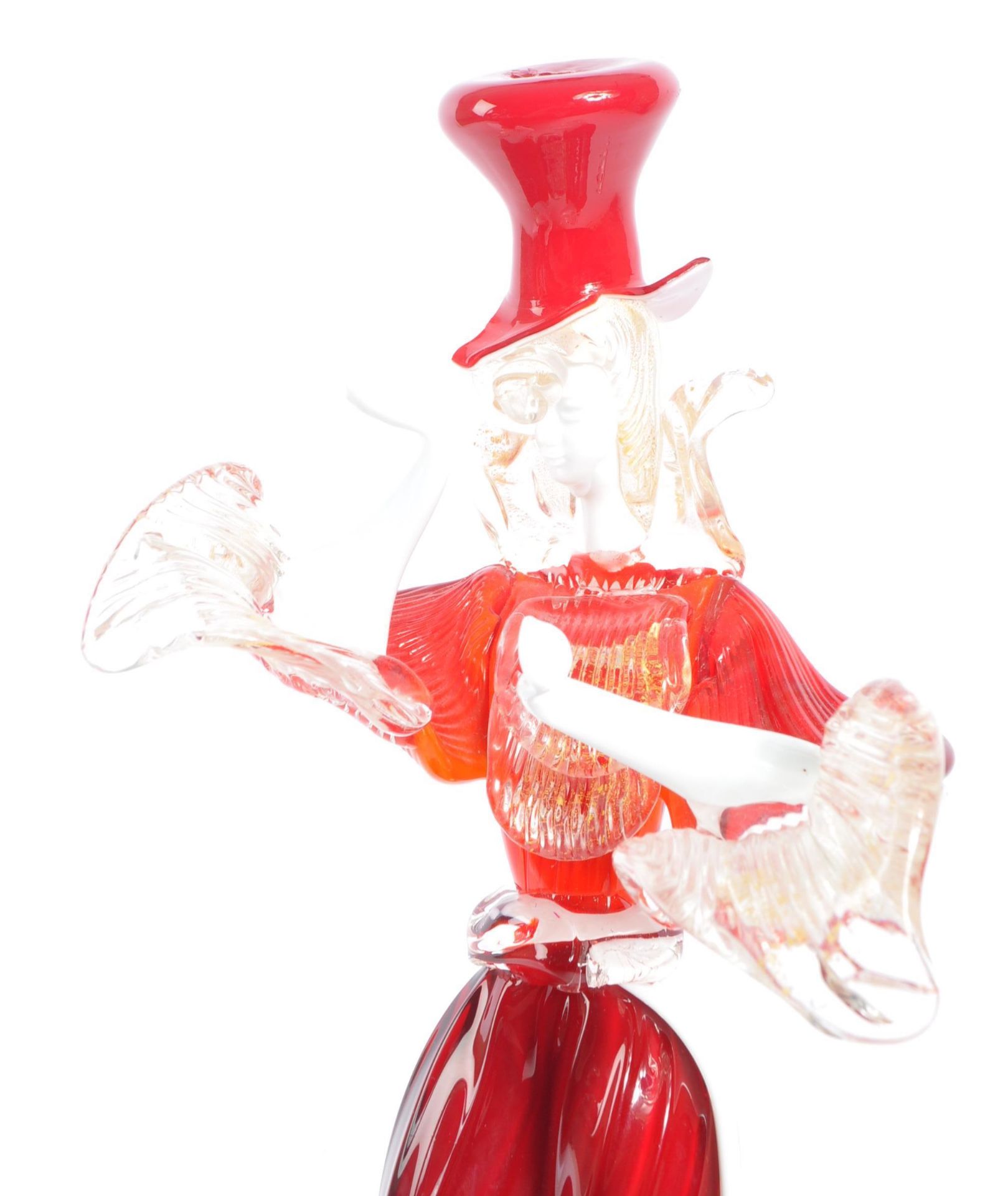 MURANO GLASS - TWO MID 20TH CENTURY PAIR OF GLASS DANCERS - Image 3 of 7