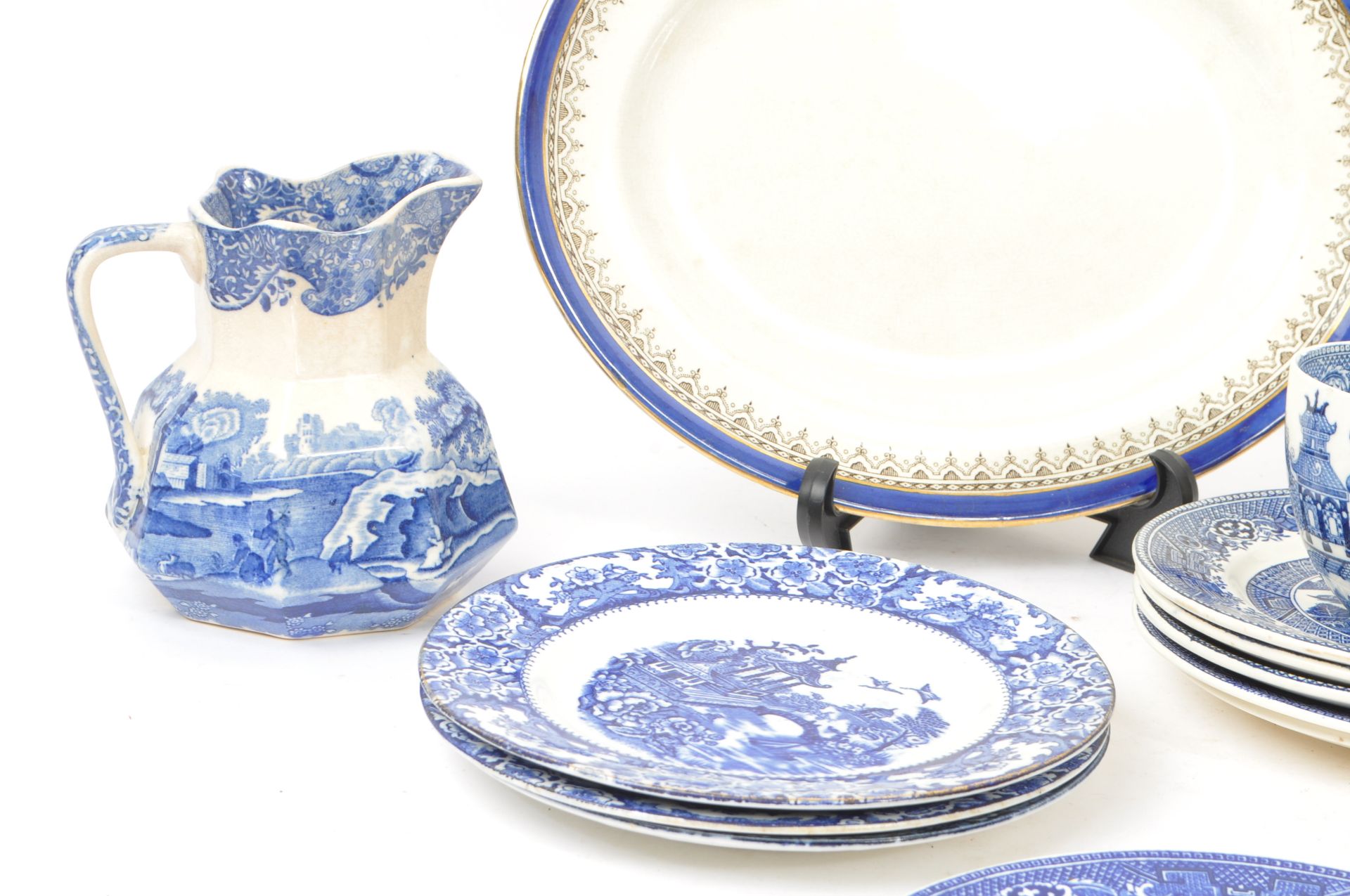 ROYAL DOULTON / SPODE / STAFFORDSHIRE - BLUE AND WHITE PORCELAIN - Image 2 of 8
