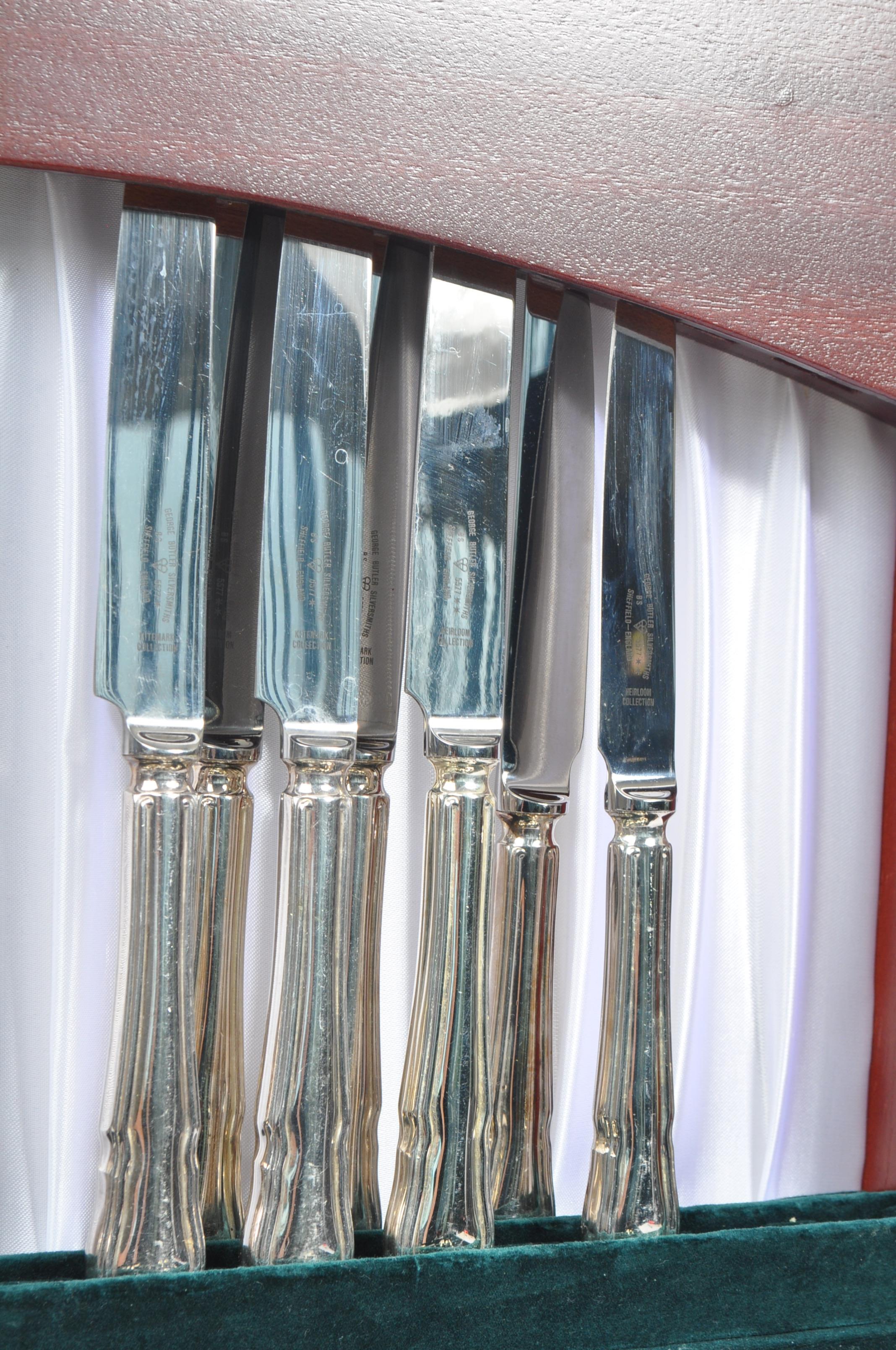 GEORGE BUTLER - HEIRLOOM COLLECTION CANTEEN OF CUTLERY - Image 3 of 10