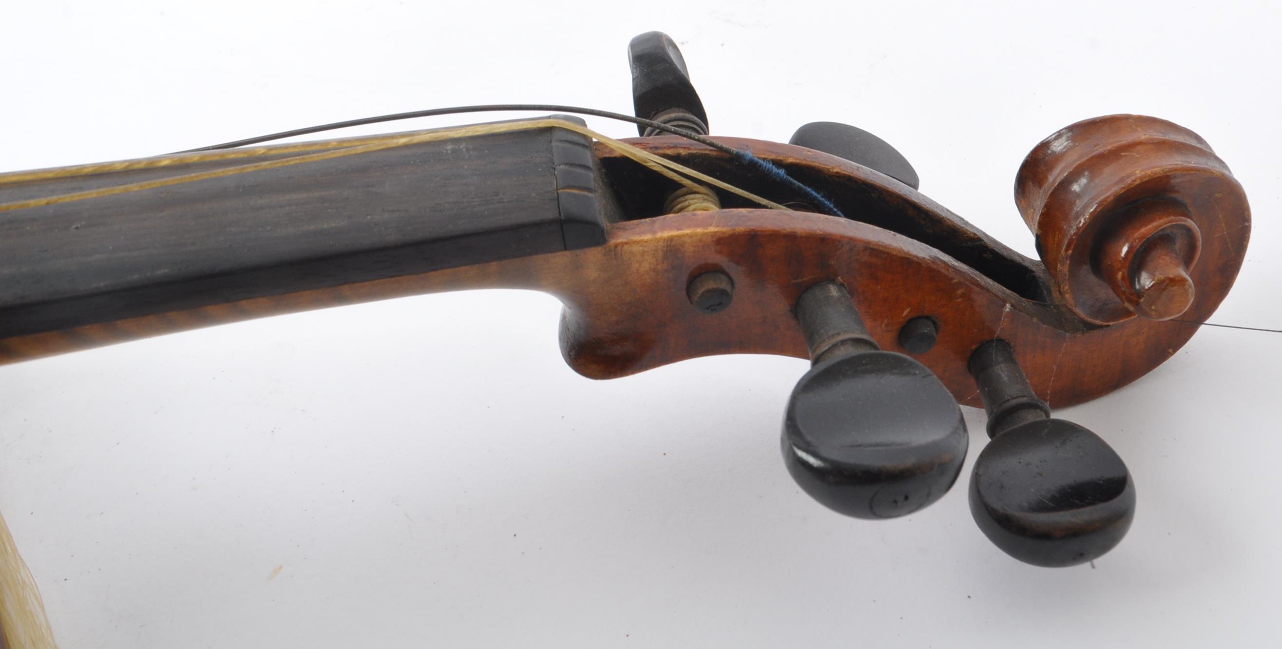 EARLY 20TH CENTURY FULL SIZE CASED VIOLIN - Image 3 of 6