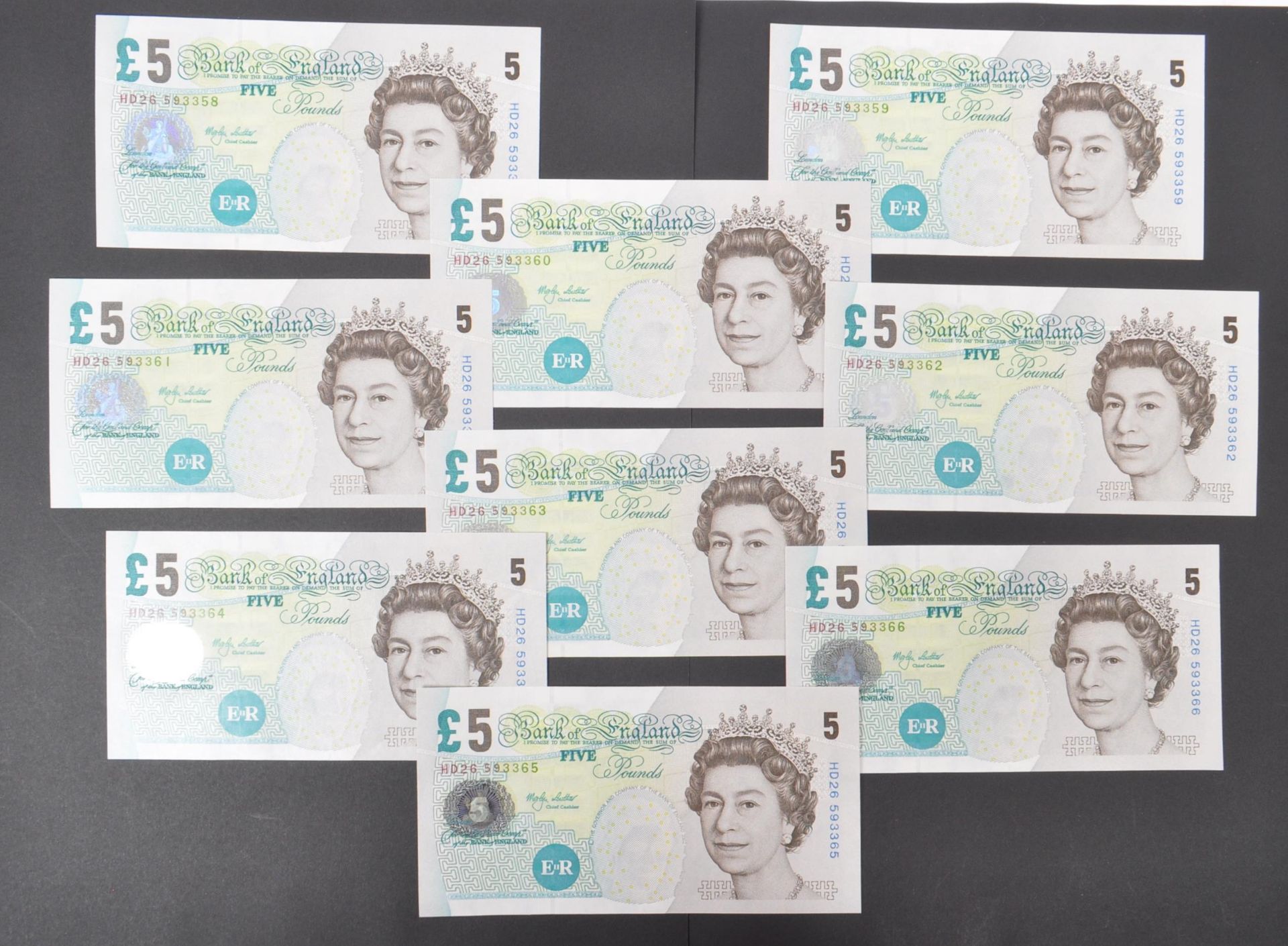 COLLECTION BRITISH UNCIRCULATED BANK NOTES - Image 27 of 52