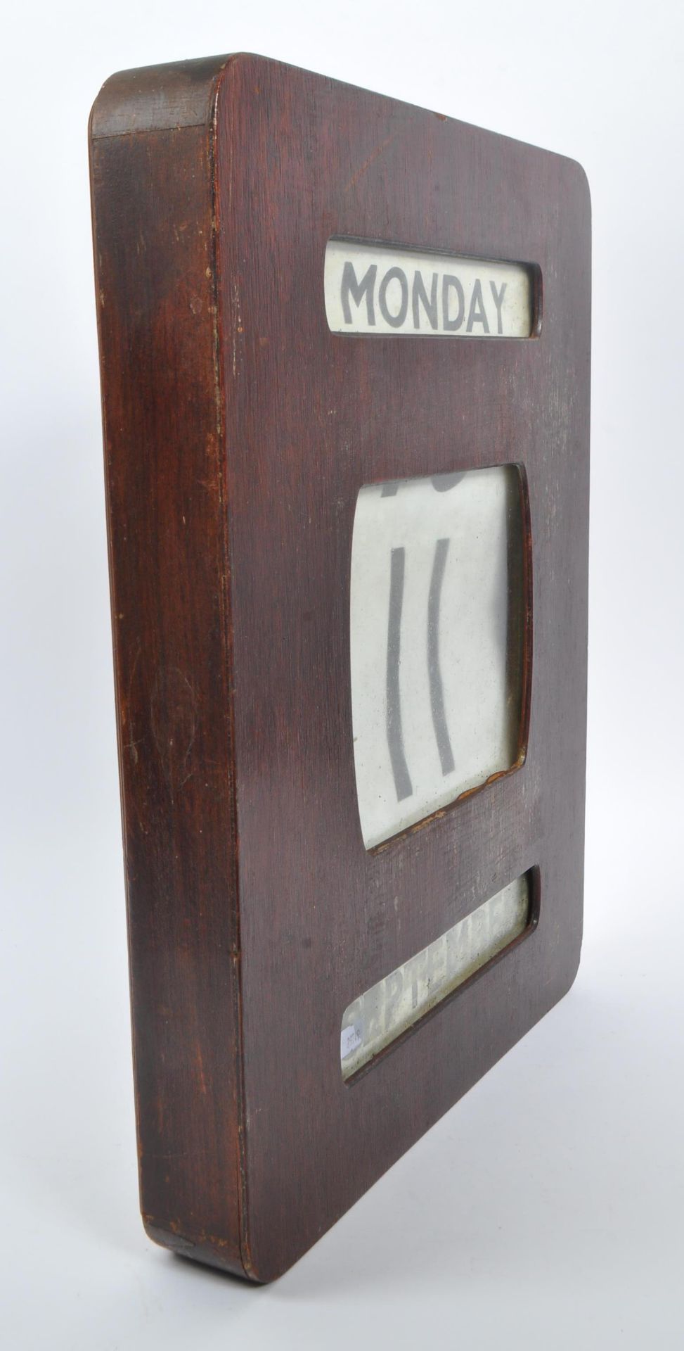 LARGE EARLY / MID CENTURY WALL MOUNTED PERPETUAL CALENDAR - Image 4 of 6