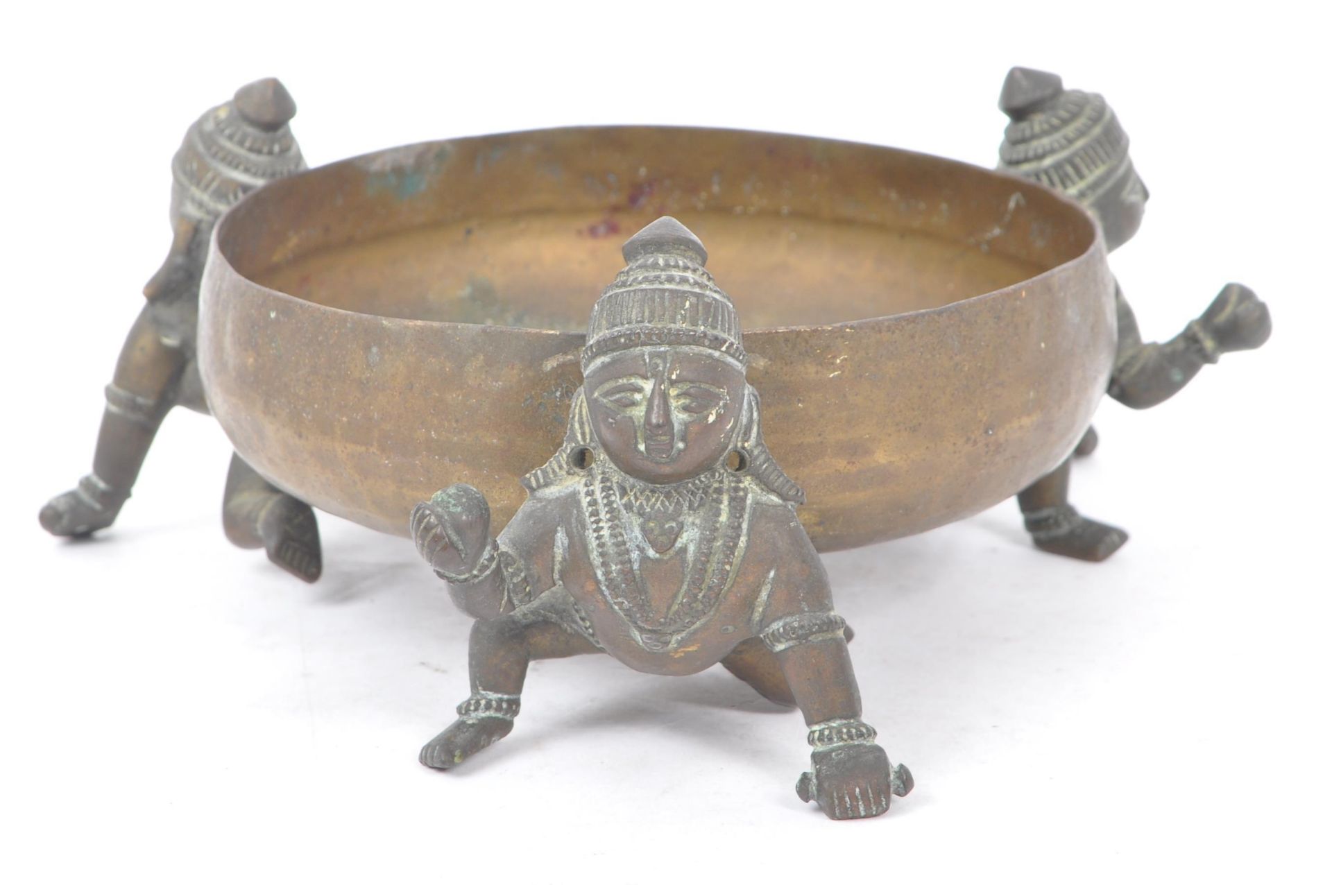 INDIAN BRONZE BALAKRISHNA CENSER - Bild 2 aus 6