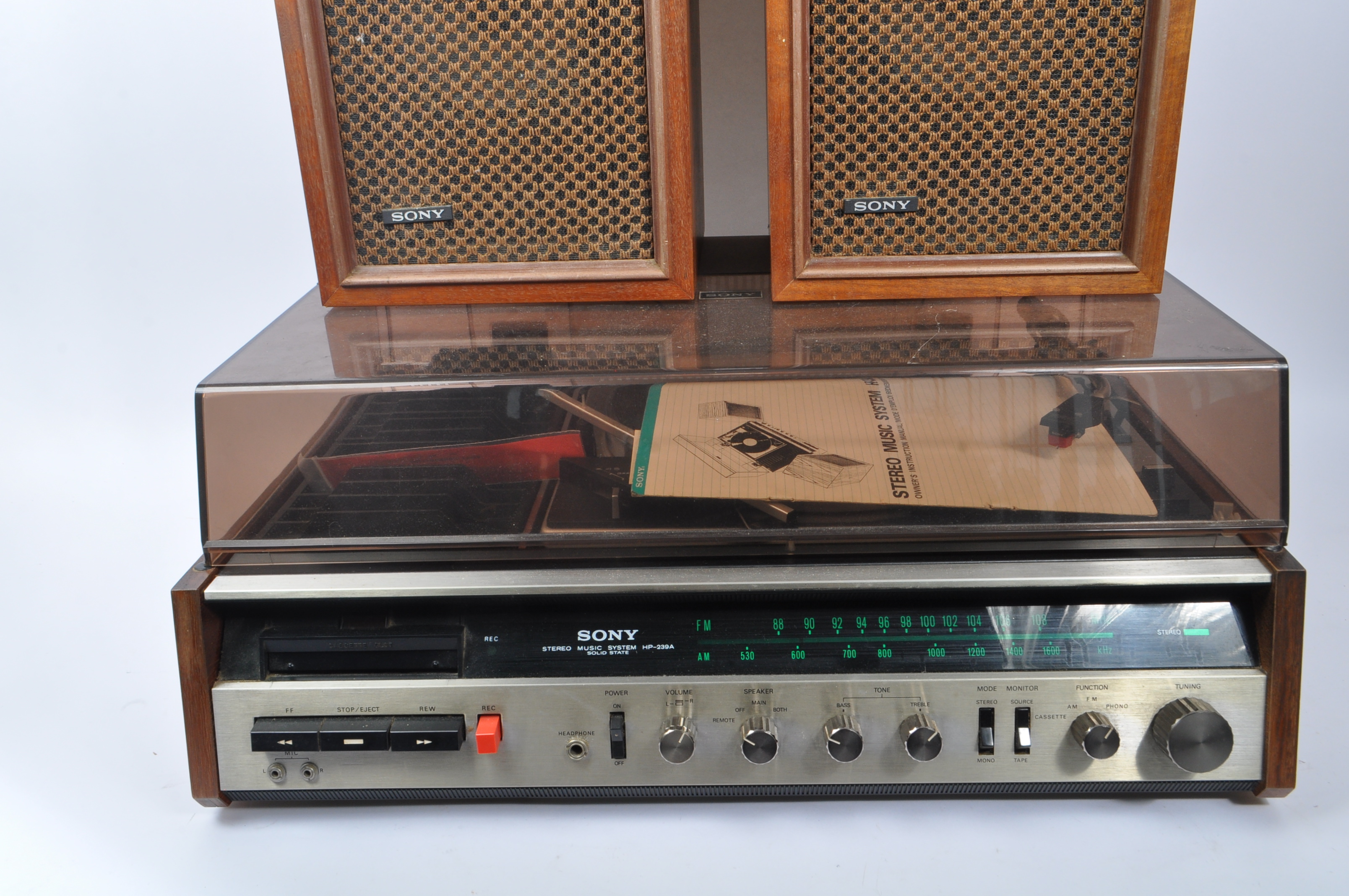 SONY - 1972 HP-239A MUSIC SYSTEM & SPEAKERS - Image 2 of 6