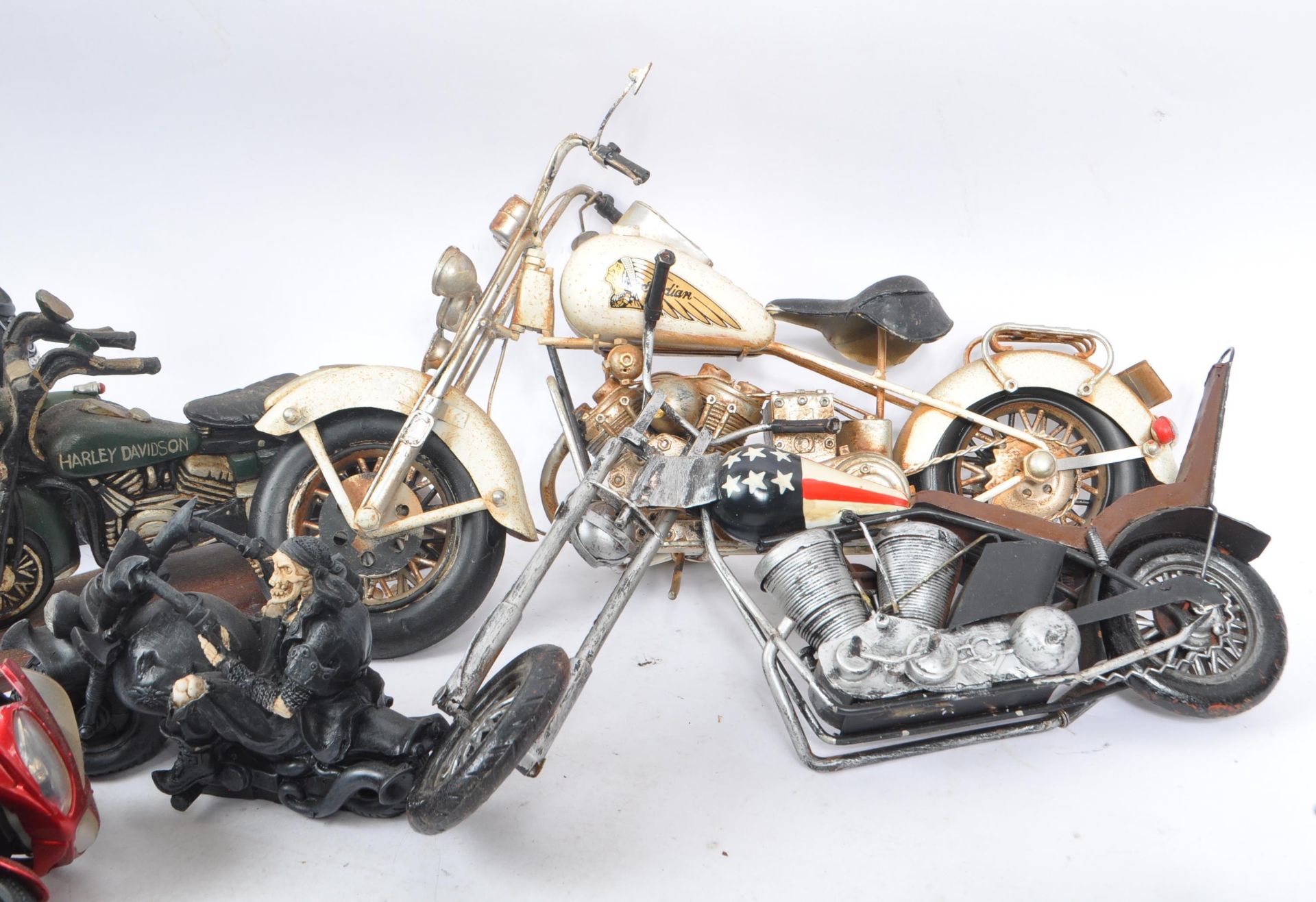 COLLECTION OF MOTORBIKE INTEREST FIGURINES - Image 6 of 7