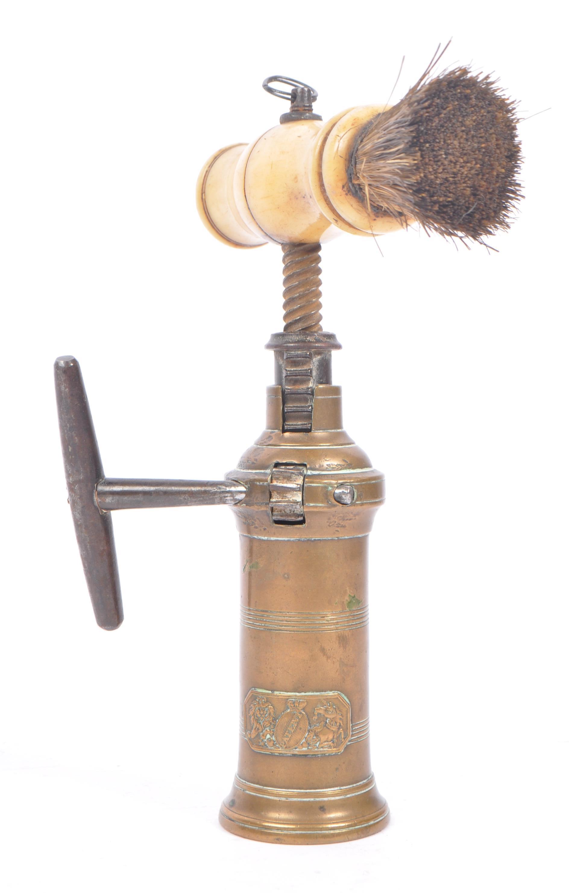 VICTORIAN THOMASON BRASS AND BONE CORKSCREW - Image 4 of 6