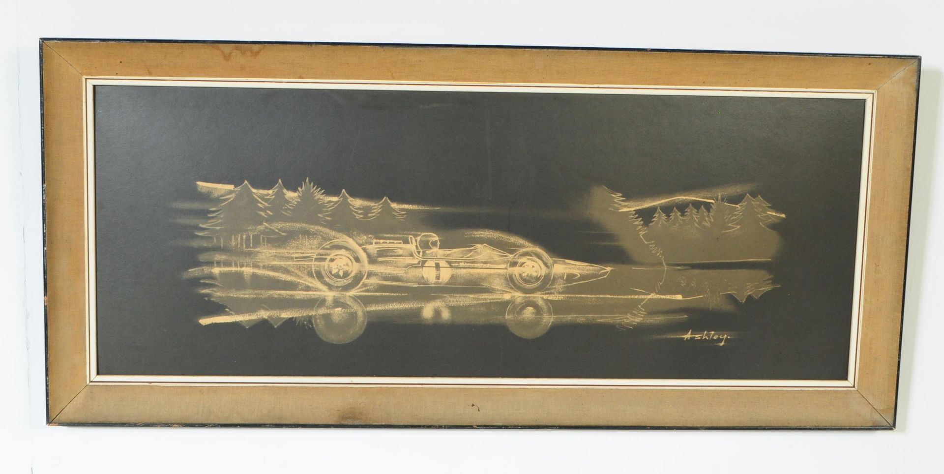 OF MOTORSPORT INTEREST - JIM CLARK FORMULA ONE PRINT