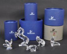 SWAROVSKI - COLLECTION OF CRYSTAL ANIMAL FIGURES