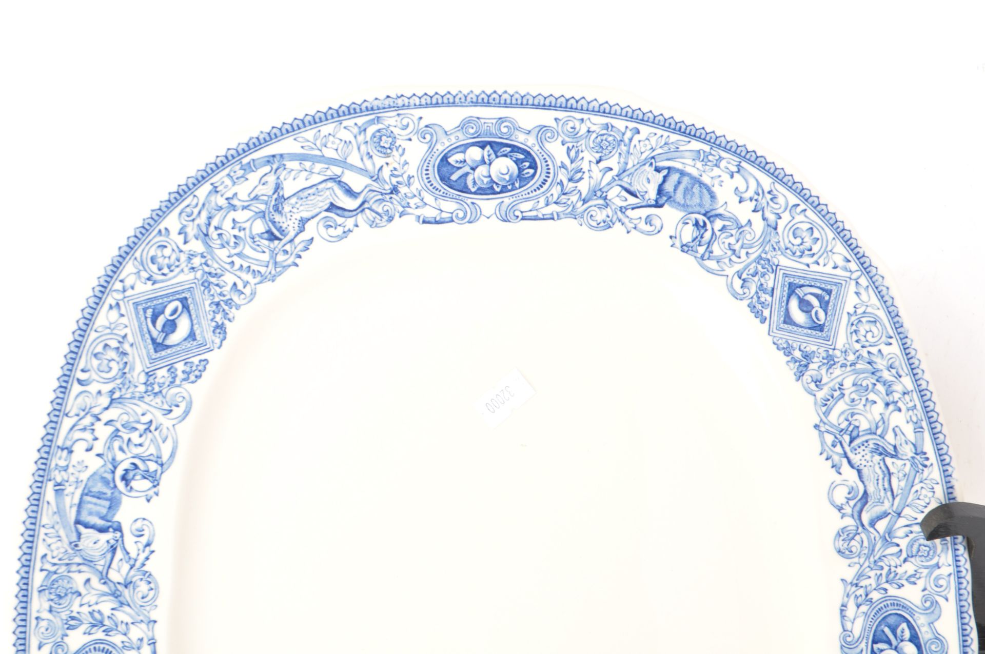 MULBERRY BLUE & WHITE CHINA PLATTER - Image 4 of 7