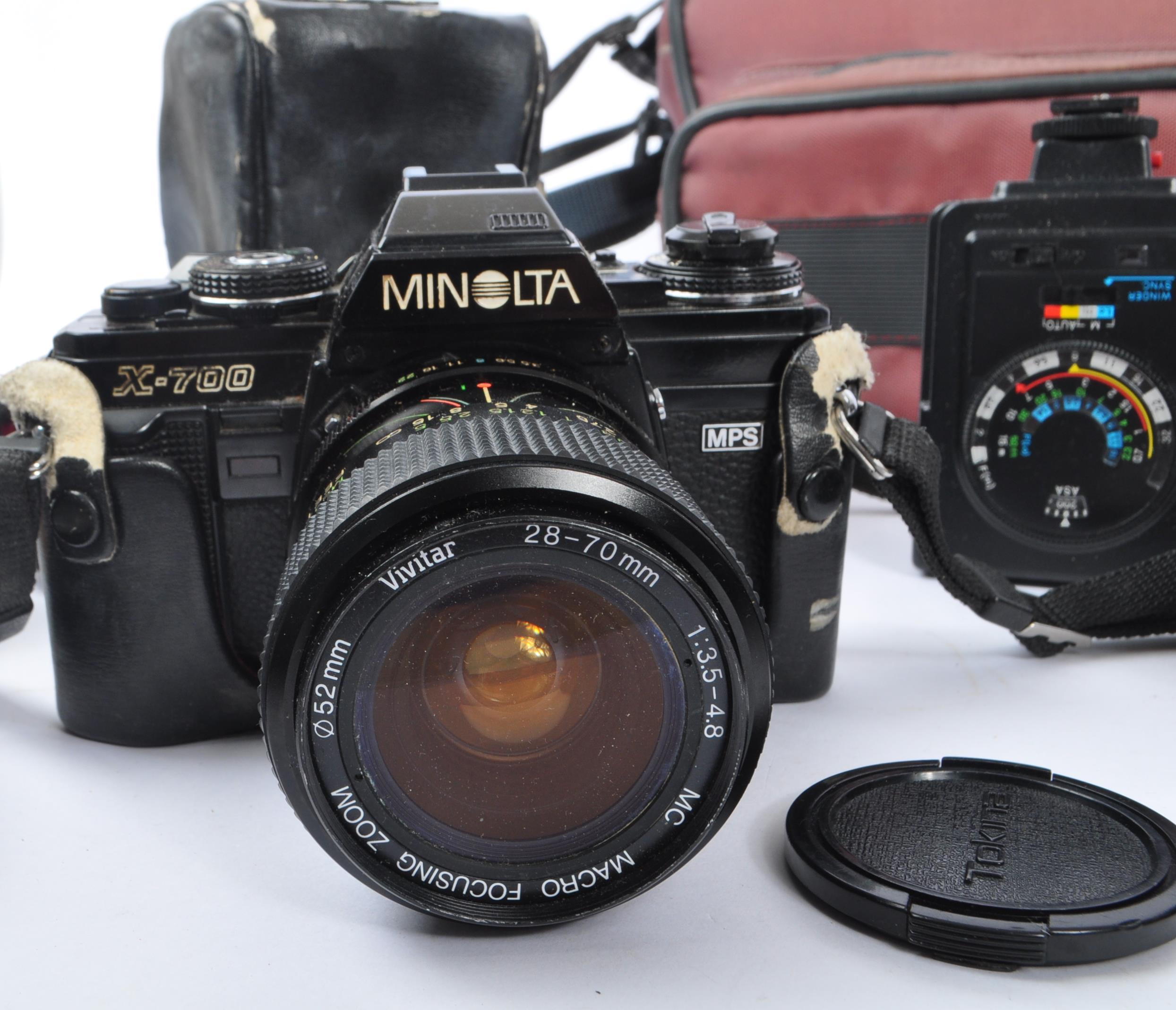 MINOLTA X700 CAMERA & A ZORKI 4K RANGEFINDER CAMERA - Image 2 of 9