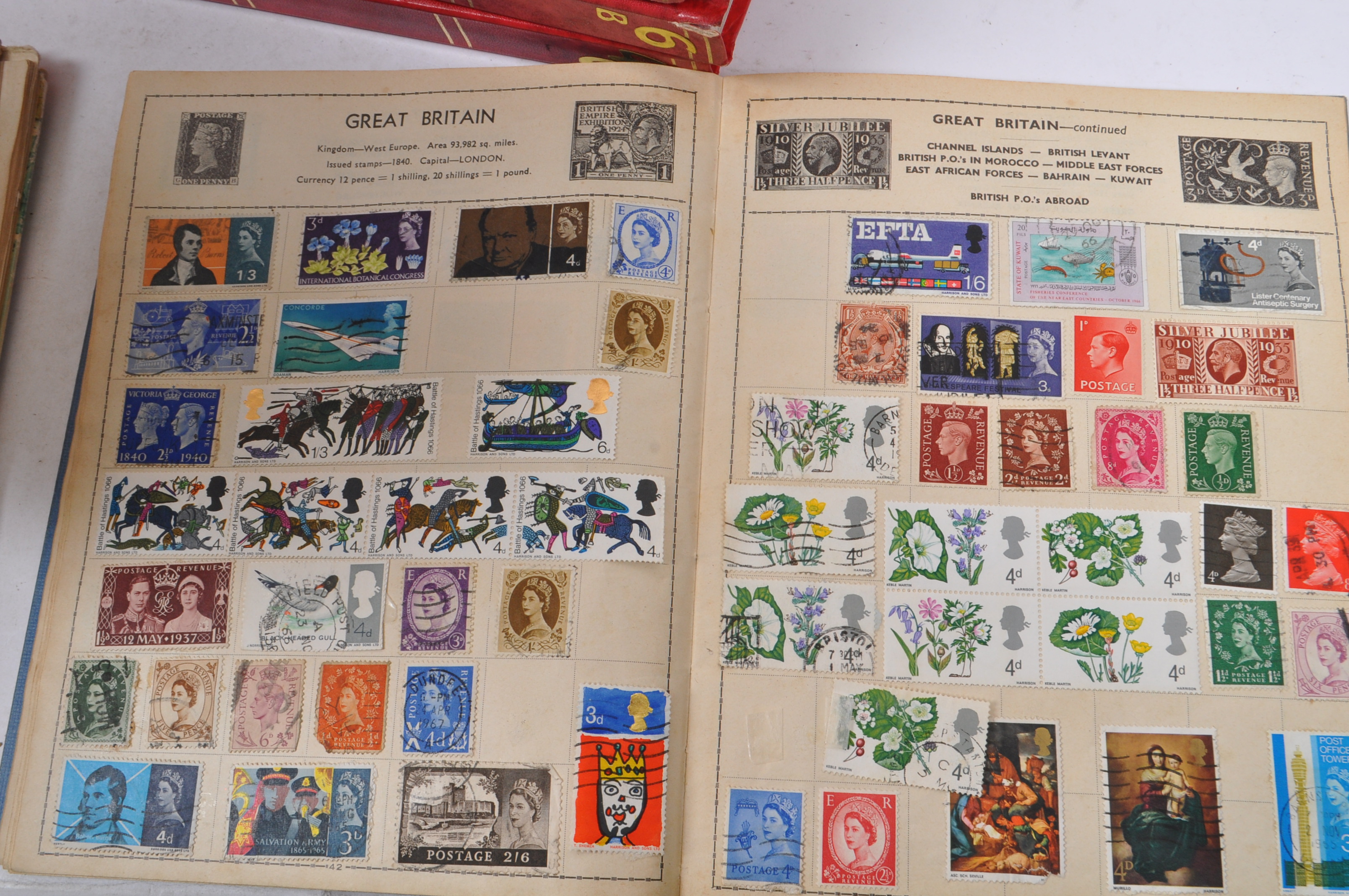 LARGE COLLECTION OF FOREIGN AND UK STAMPS IN ALBUMS - Bild 4 aus 5