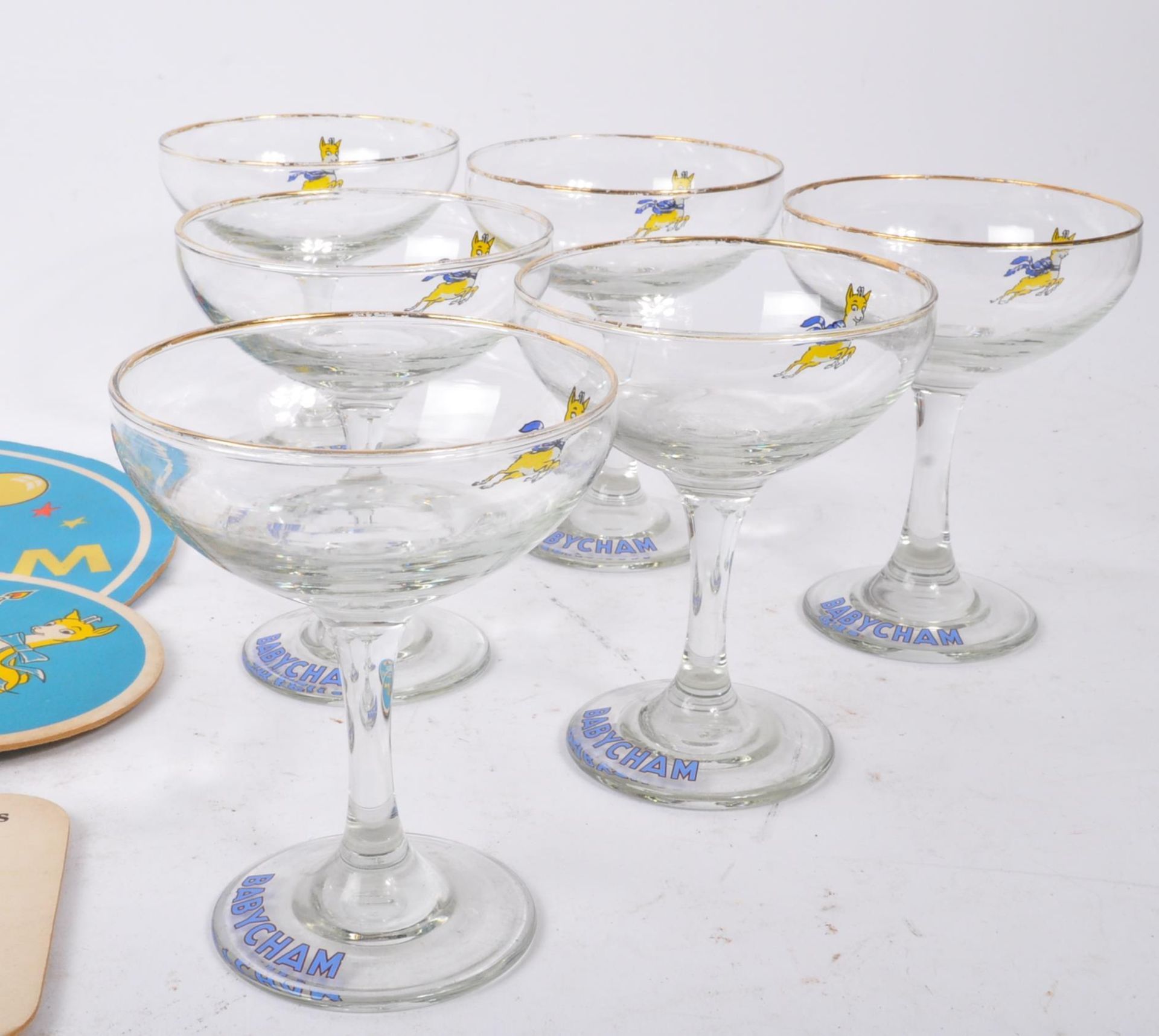 BABYCHAM - COLLECTION OF BRANDED DRINKING GLASSES - Image 3 of 7