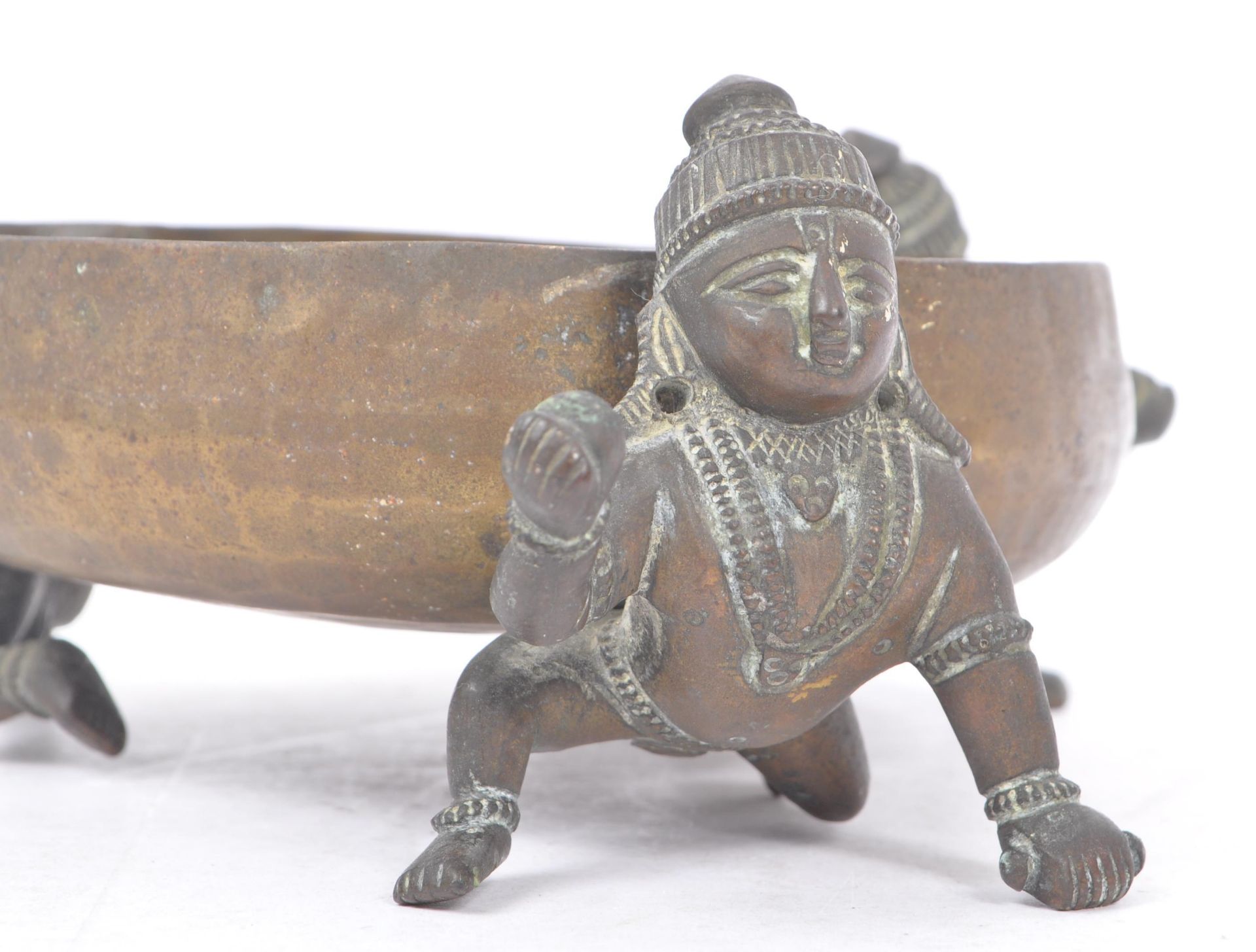 INDIAN BRONZE BALAKRISHNA CENSER - Image 6 of 6