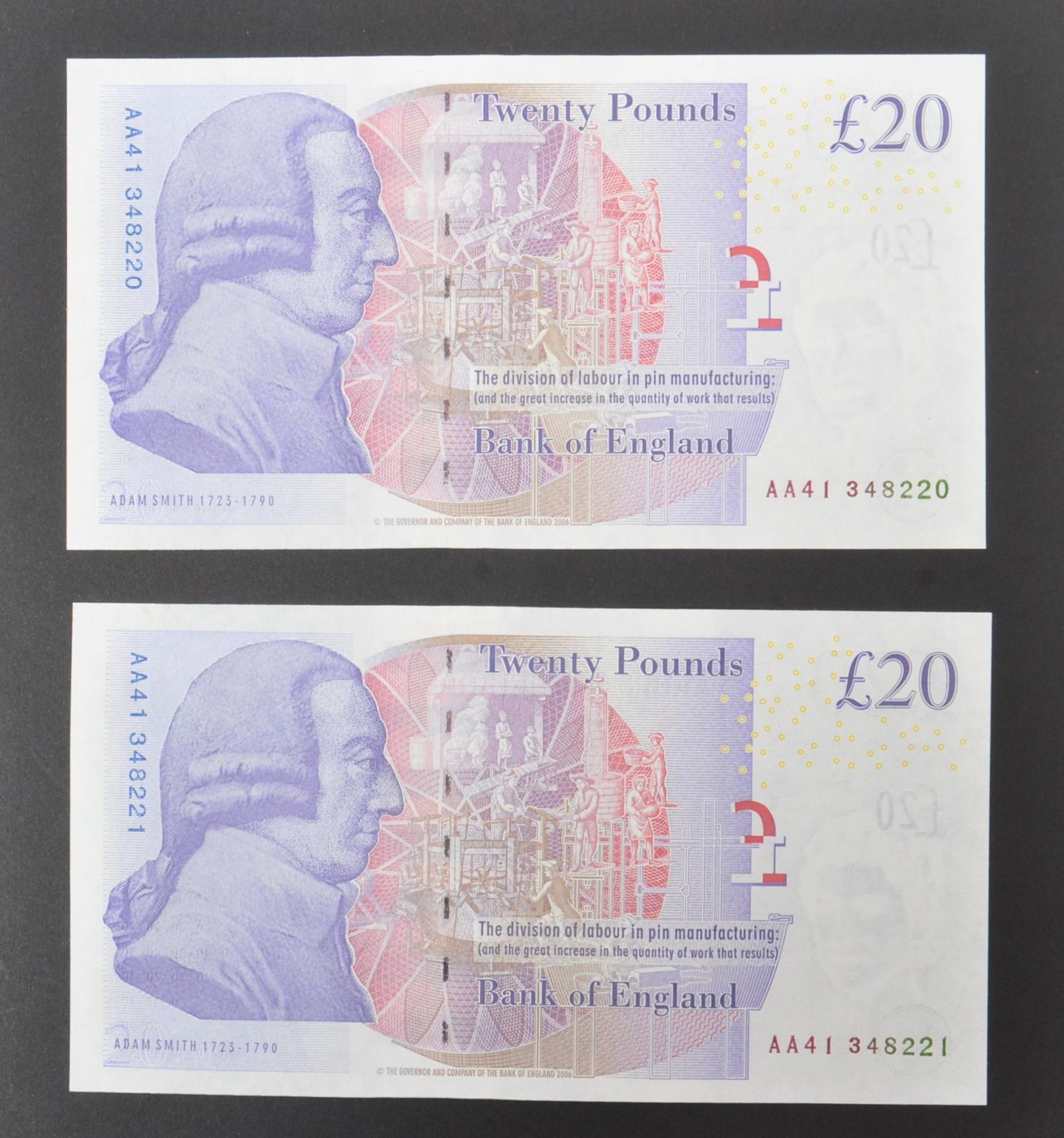 COLLECTION BRITISH UNCIRCULATED BANK NOTES - Image 50 of 52