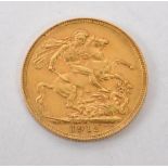 UNITED KINGDOM - GEORGE V FULL GOLD SOVEREIGN COIN