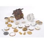 HOROLOGY INTEREST - COLLECTION OF CLOCK PARTS