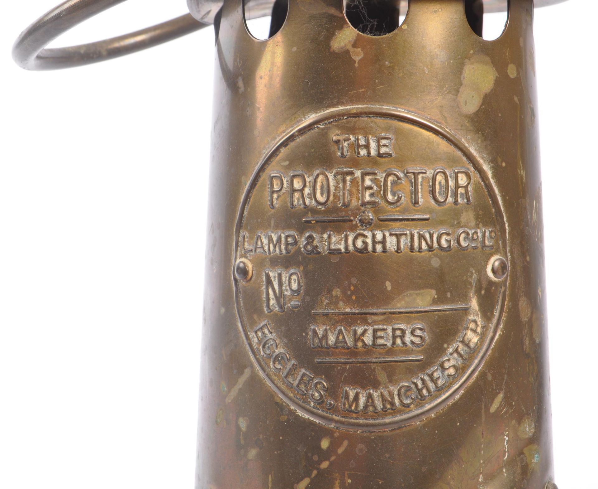 THE PROTECTOR LAMP & LIGHTING - BRASS MINERS LAMP - Image 5 of 6