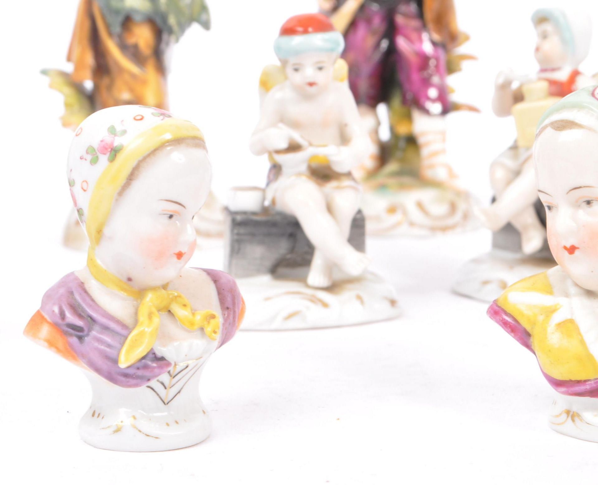 CAPODIMONTE - COLLECTION OF 19TH CENTURY PORCELAIN FIGURES - Image 2 of 11