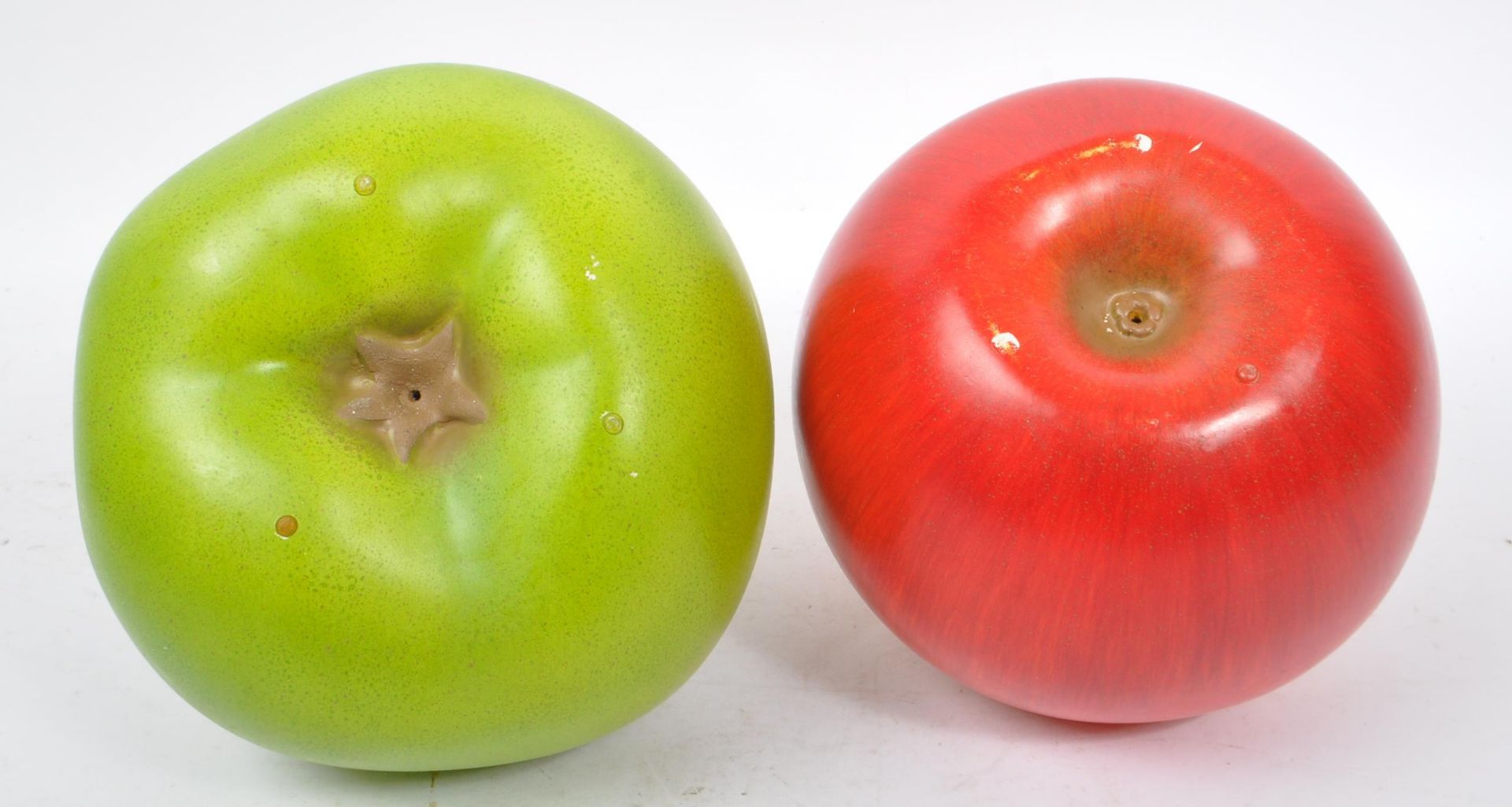 TWO OVERSIZED CERAMIC FRUIT SCULPTURES - Image 6 of 9