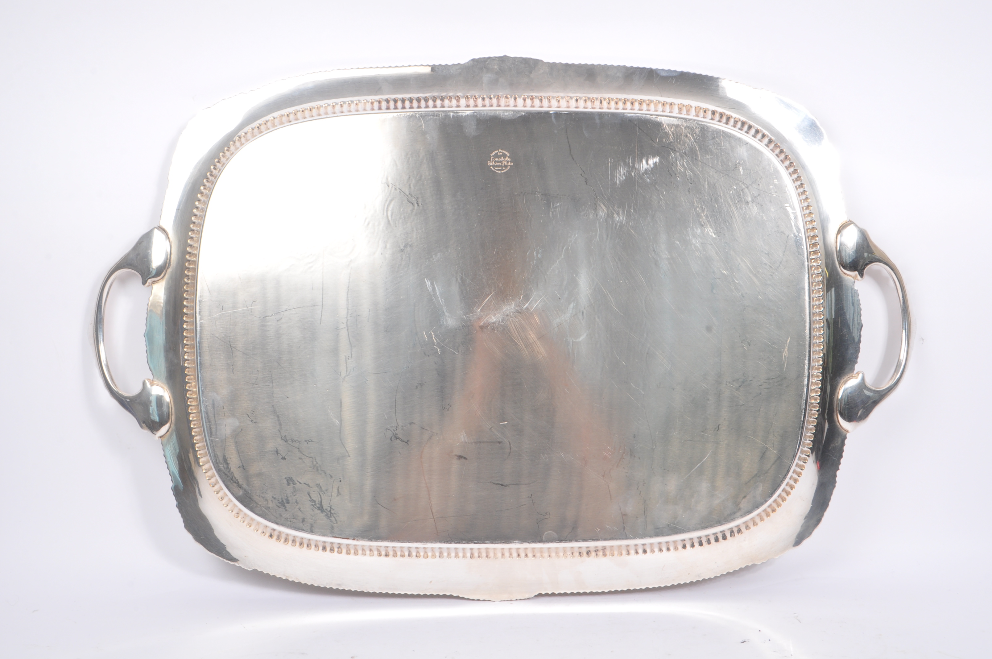 POSTON PRODUCTS LTD LONSDALE SILVER PLATE TRAY - Image 7 of 8