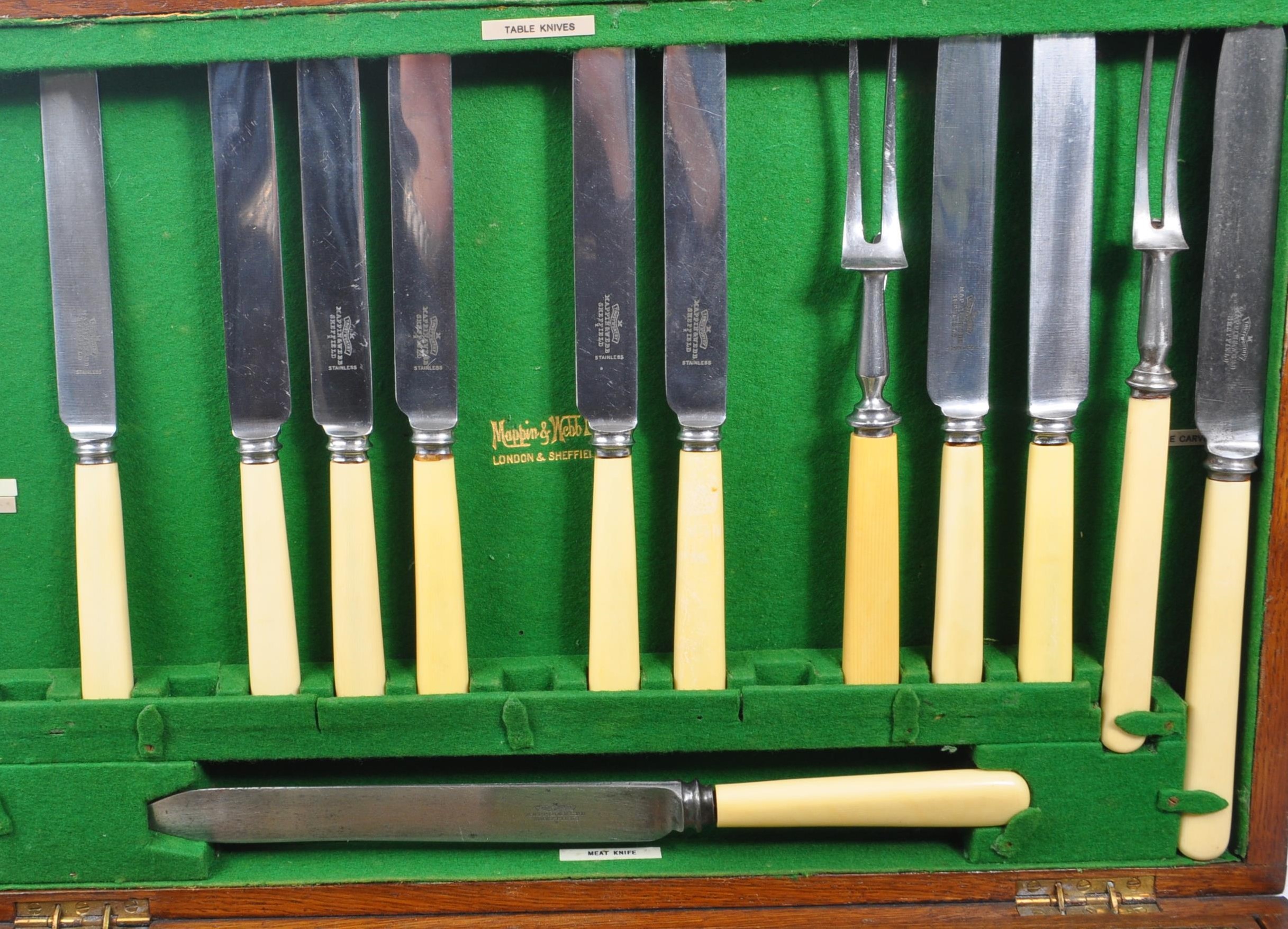 MAPPIN & WEBB - MID 20TH CENTURY CANTEEN OF CUTLERY - Image 3 of 21