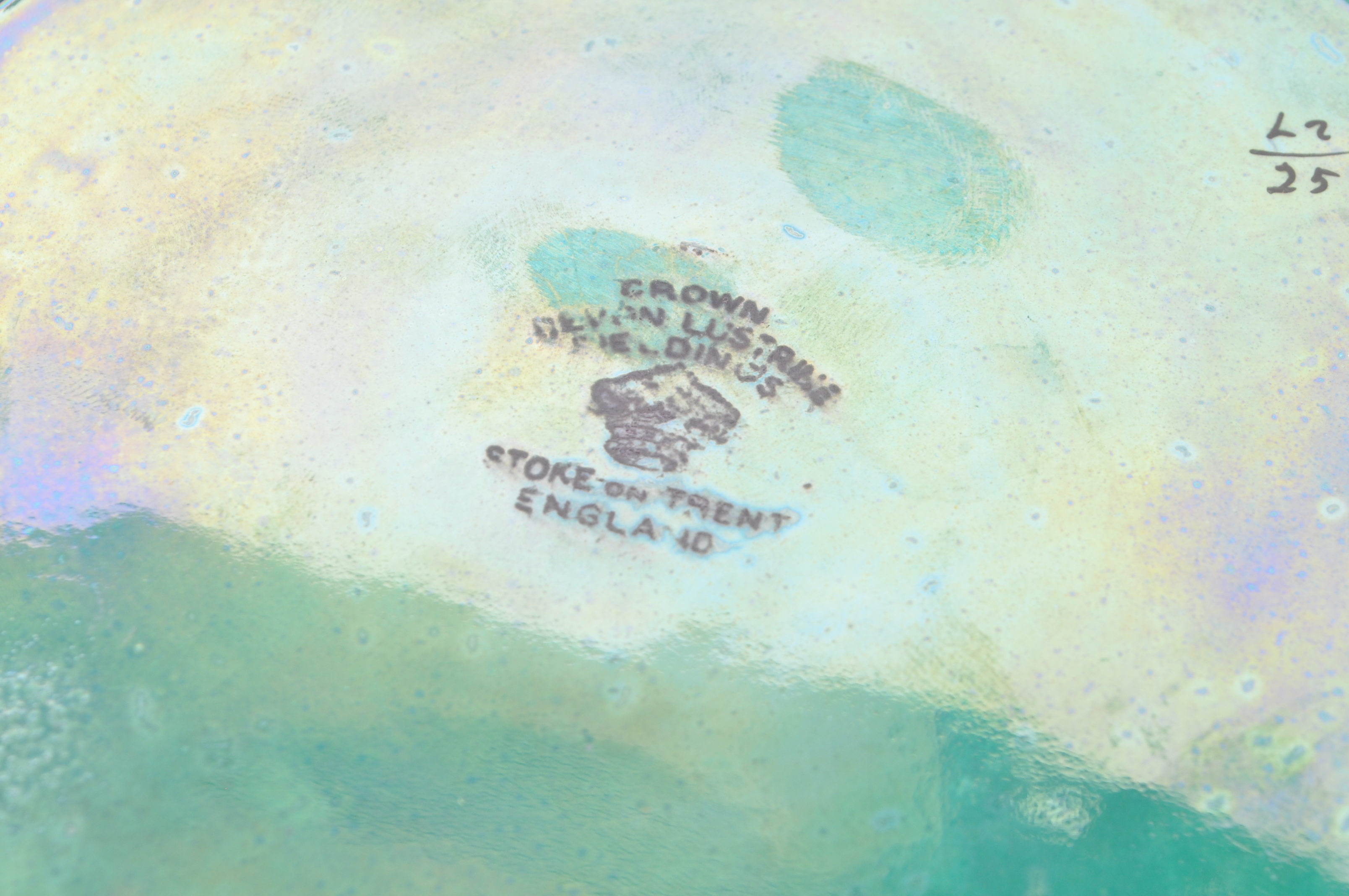 CROWN DEVON - FIELDING'S LUSTRINE LUSTRE MERMAID DISH - Image 7 of 7