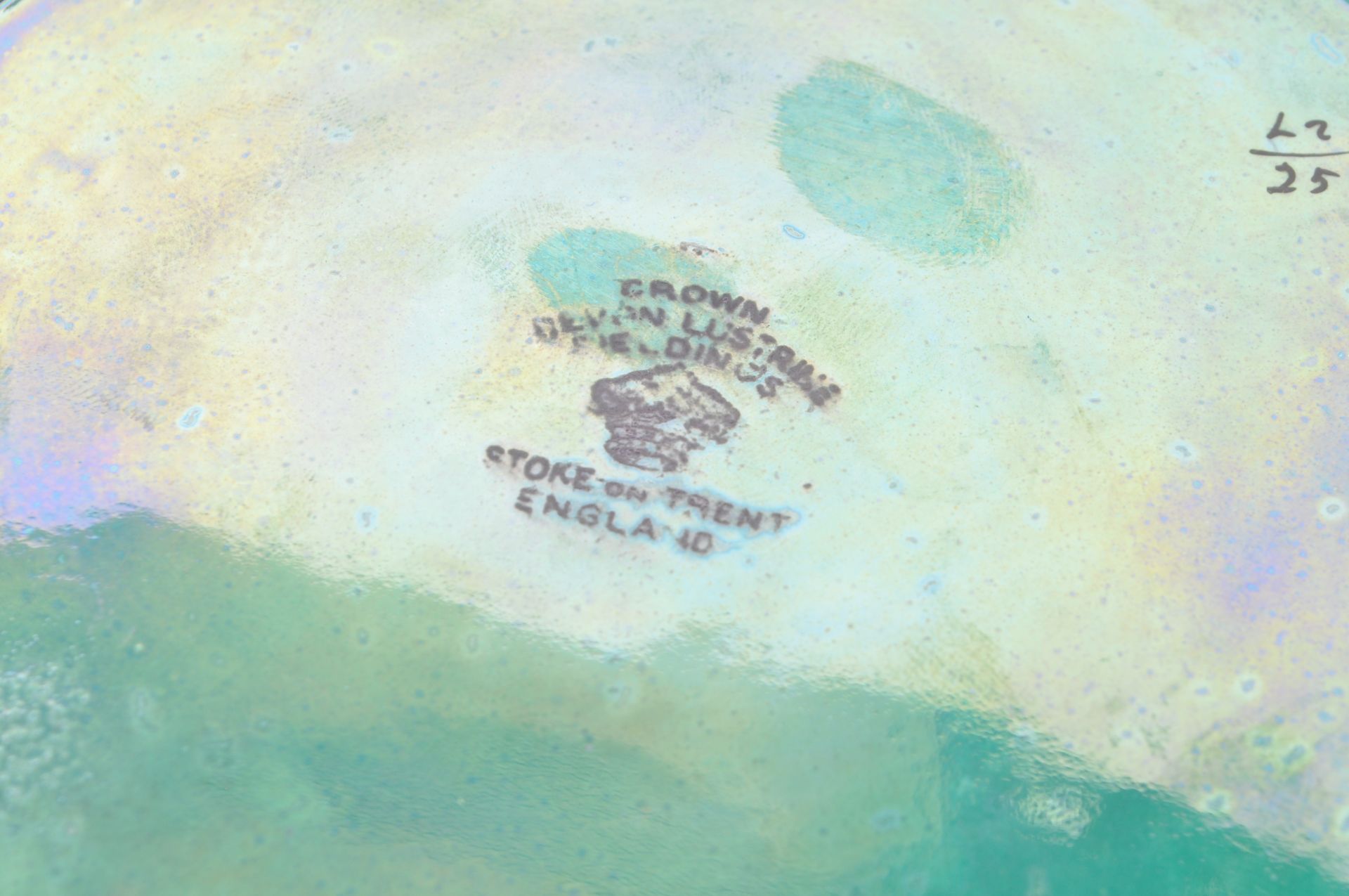 CROWN DEVON - FIELDING'S LUSTRINE LUSTRE MERMAID DISH - Image 7 of 7