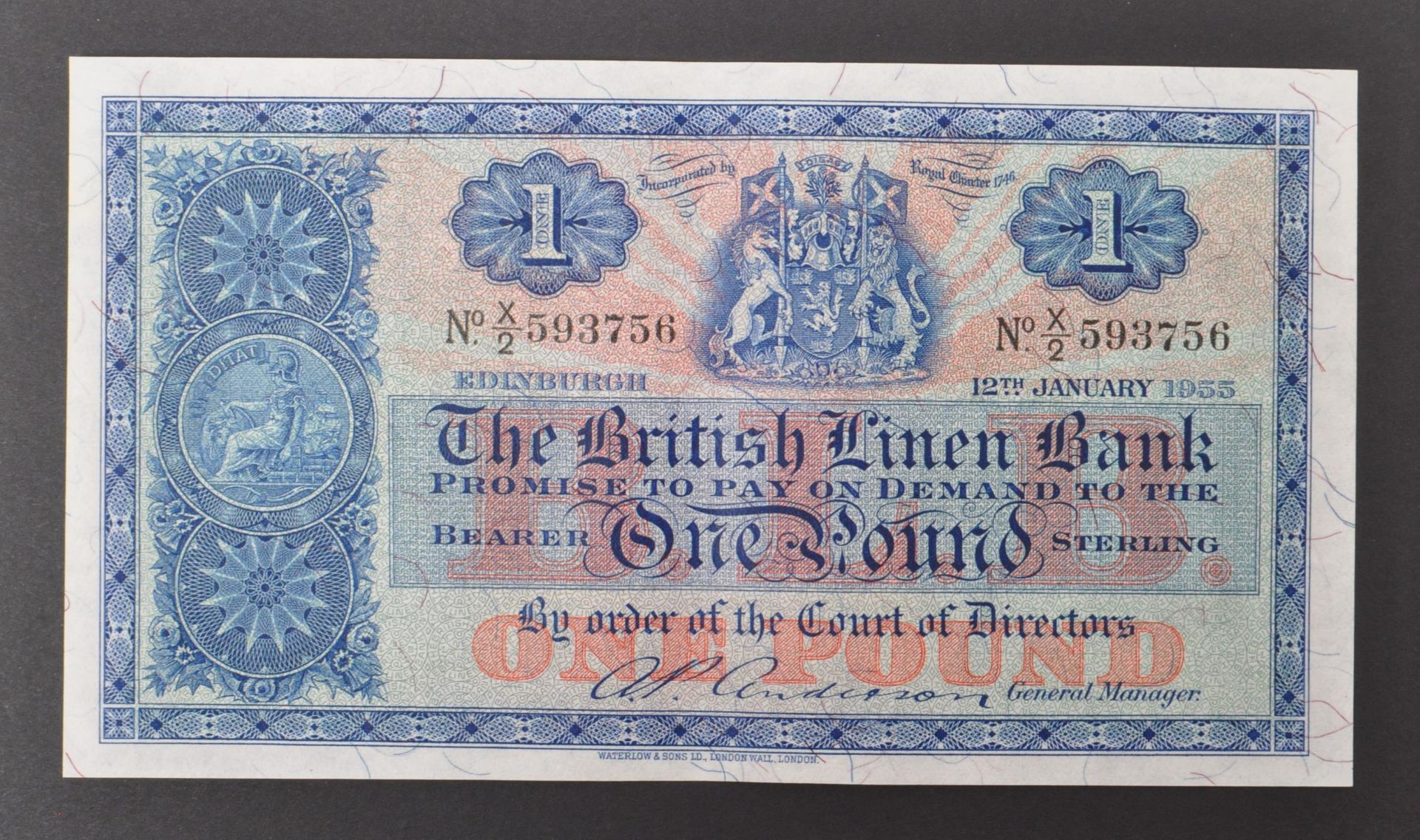 THREE SCOTTISH BRITISH LINEN BANK £1 BANK NOTES - Image 3 of 5