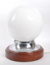 LARGE VINTAGE 20TH CENTURY CAMPAIGN STYLE TABLE LAMP
