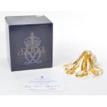 ROYAL CROWN DERBY - OCTOPUS GOLD SIGNATURE PAPERWEIGHT