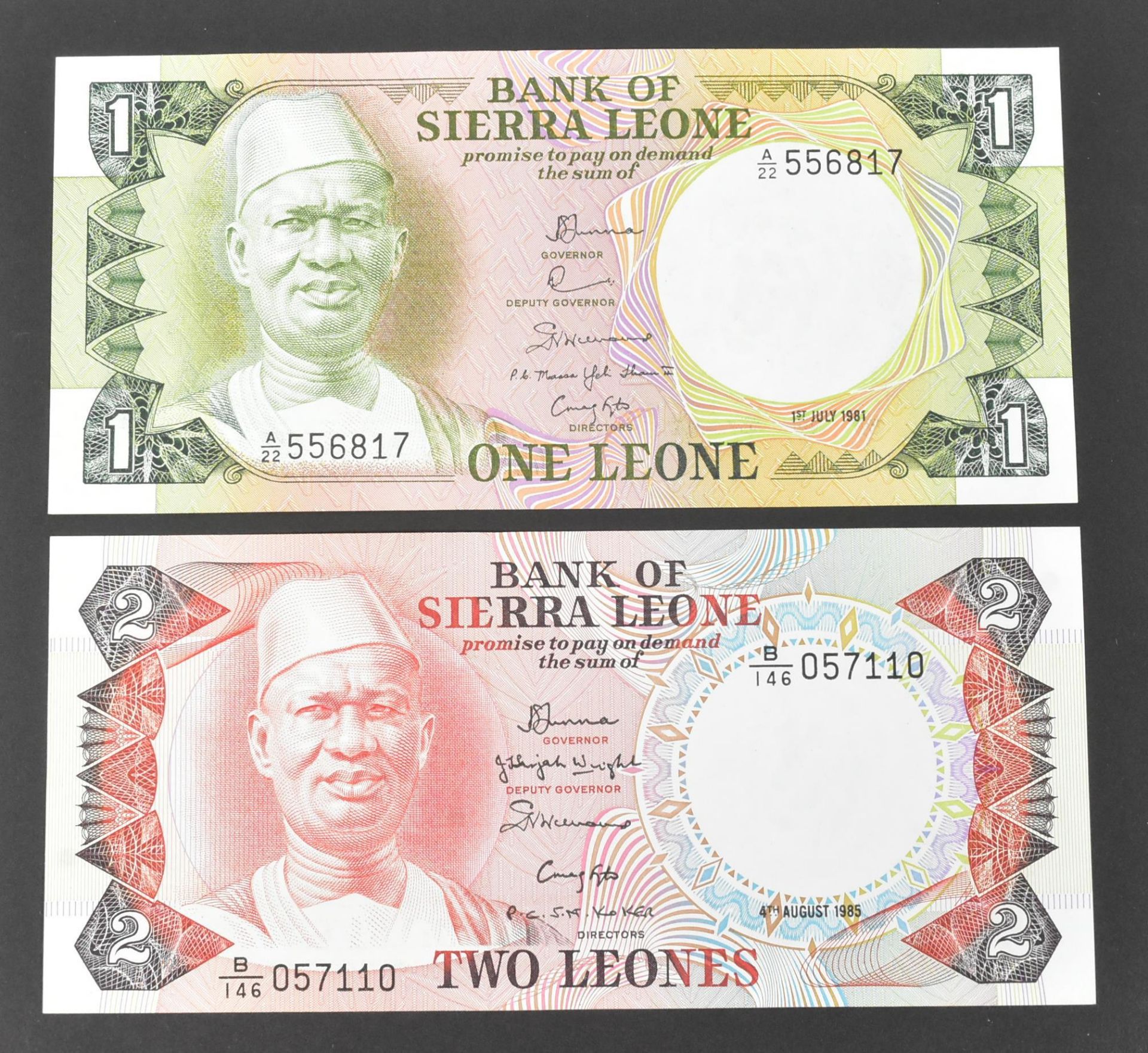 INTERNATIONAL UNCIRCULATED BANK NOTES - AFRICA