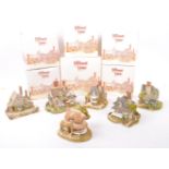 LILLIPUT LANE - COLLECTION OF HOUSE / COTTAGE RESIN FIGURINES