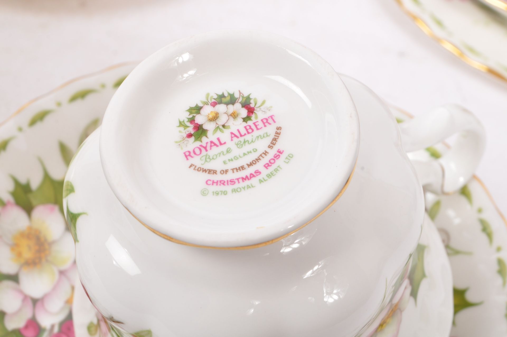 ROYAL ALBERT - FLOWER OF THE MONTH SERIES TEACUPS - Image 8 of 8