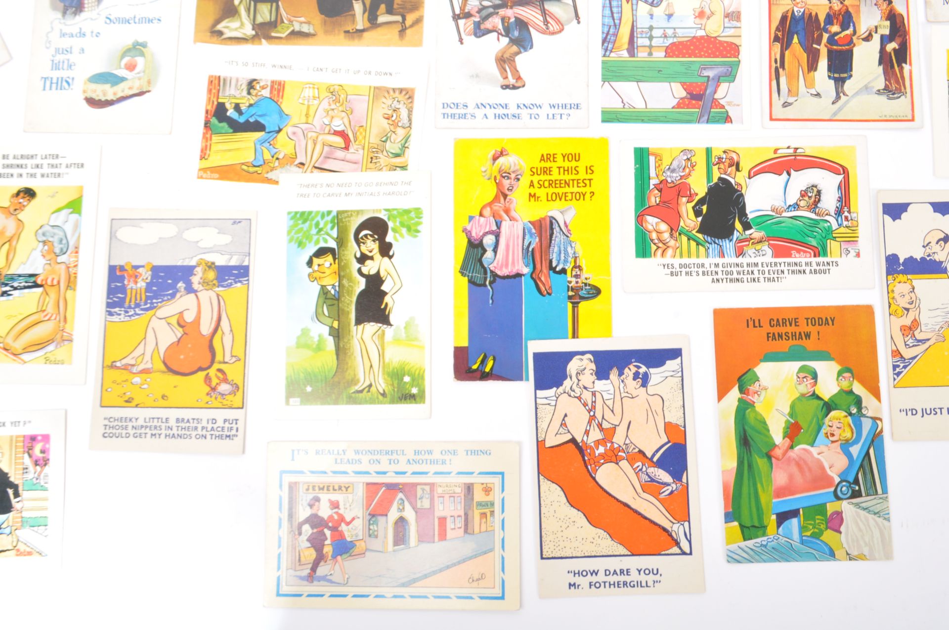 MID 20TH CENTURY & LATER COMIC INNUENDO POSTCARDS - Image 2 of 9