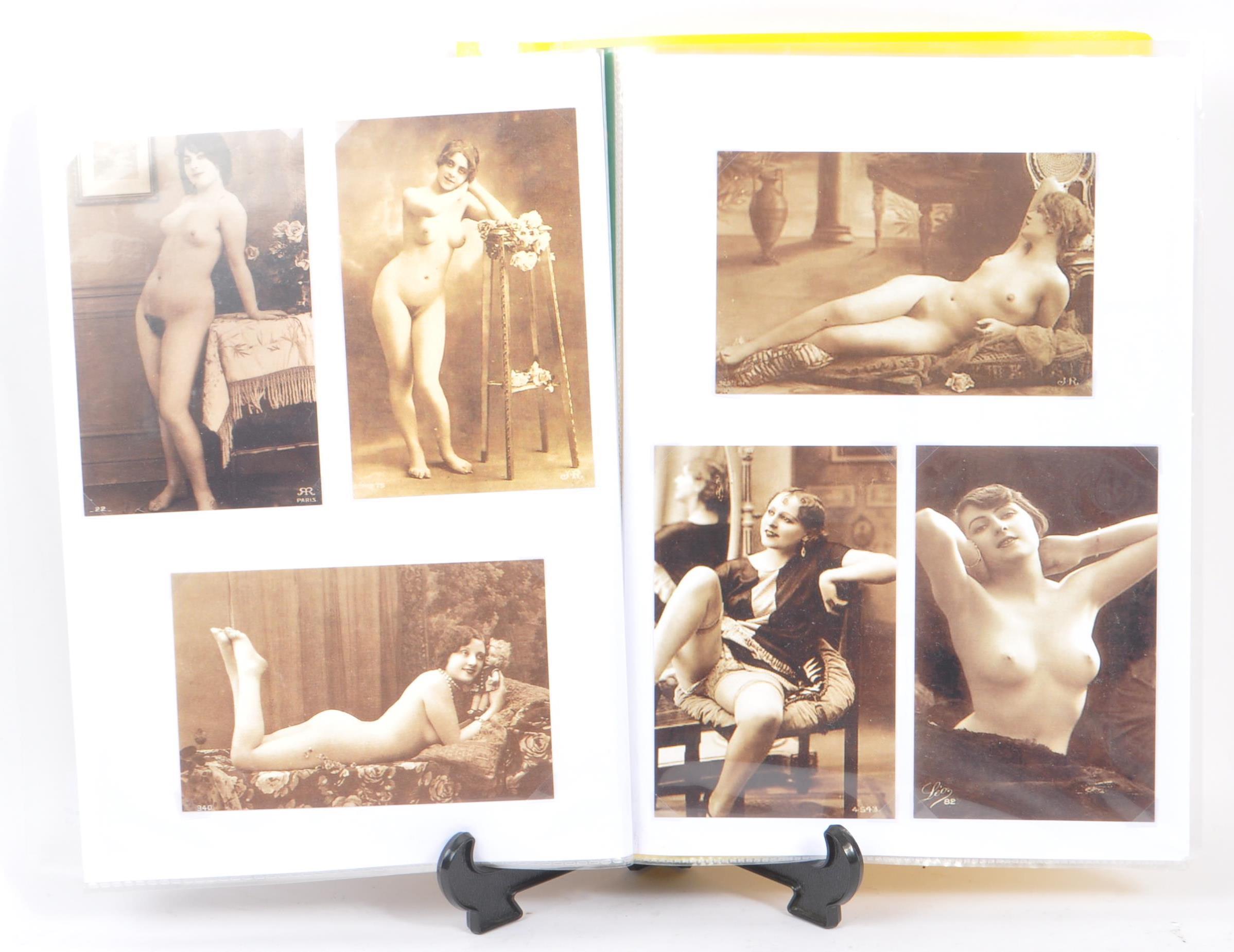 COLLECTION OF 20TH CENTURY FRENCH EROTIC NUDE POSTCARDS