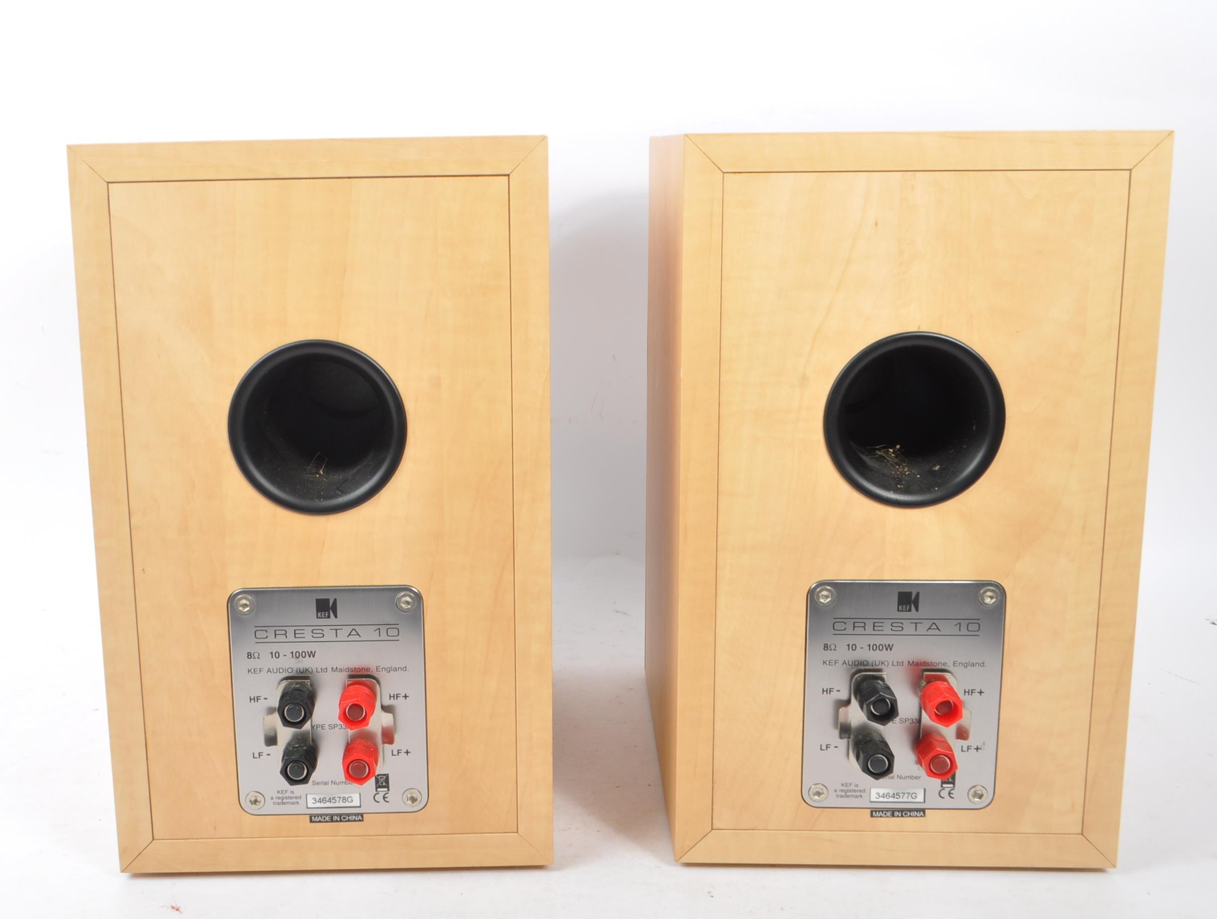 KEF - MODERN AUDIO EQUIPMENT - CRESTA 10 MUSIC STEREO SPEAKERS - Image 4 of 5